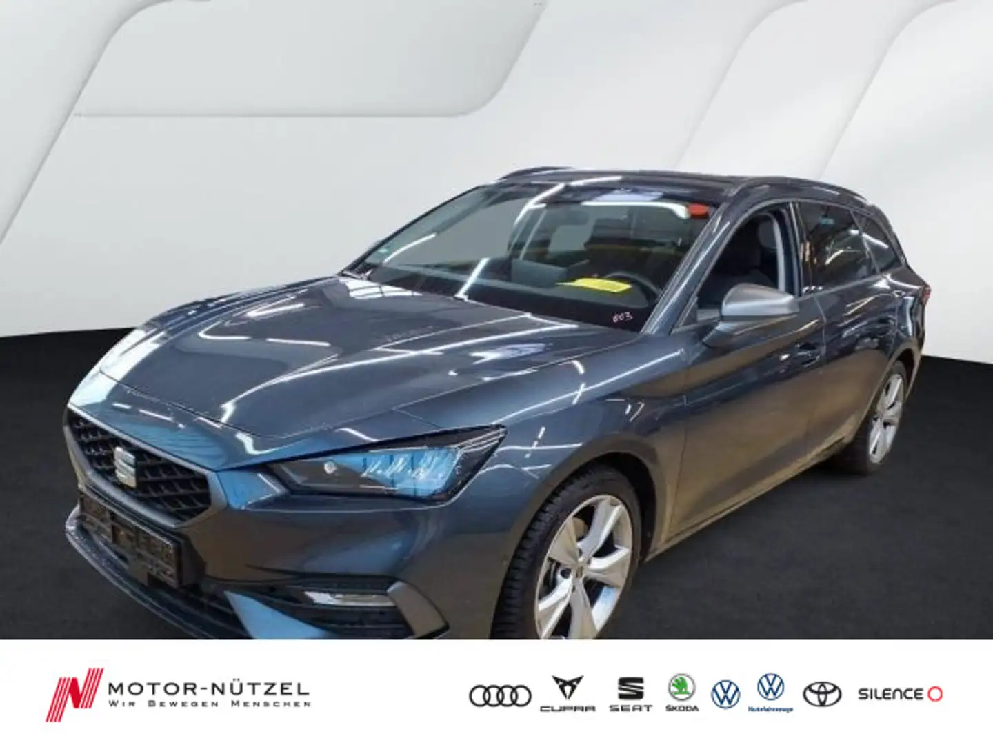 SEAT Leon ST 1.5 TSI FR LED+NAVI+APP+ACC+SHZ+PDC+RFK Grau - 1