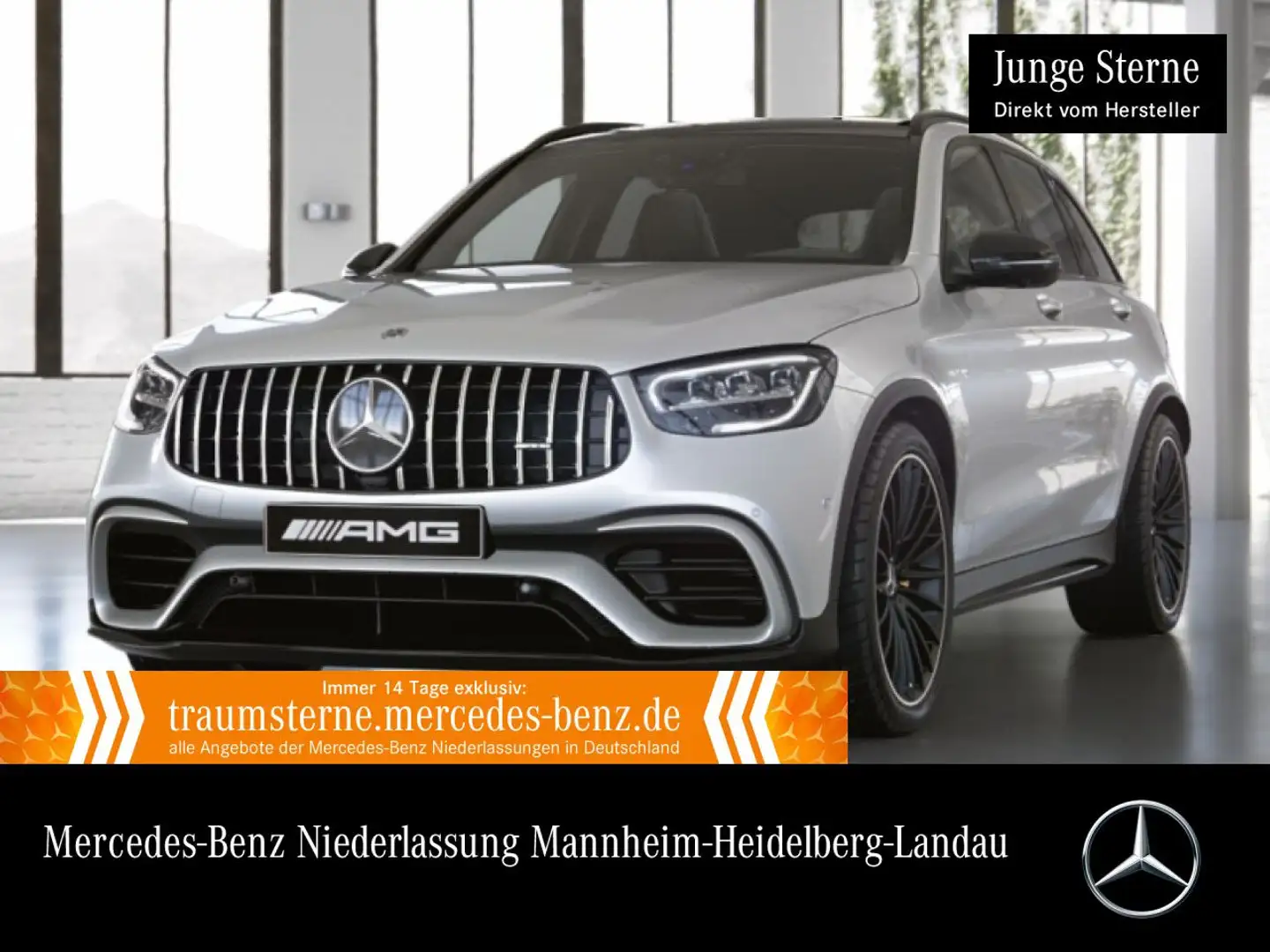 Mercedes-Benz GLC 63 AMG GLC 63 S 4M NIGHT+DRIVERS+PANO+360+LED+KERAMIK+HUD Weiß - 1