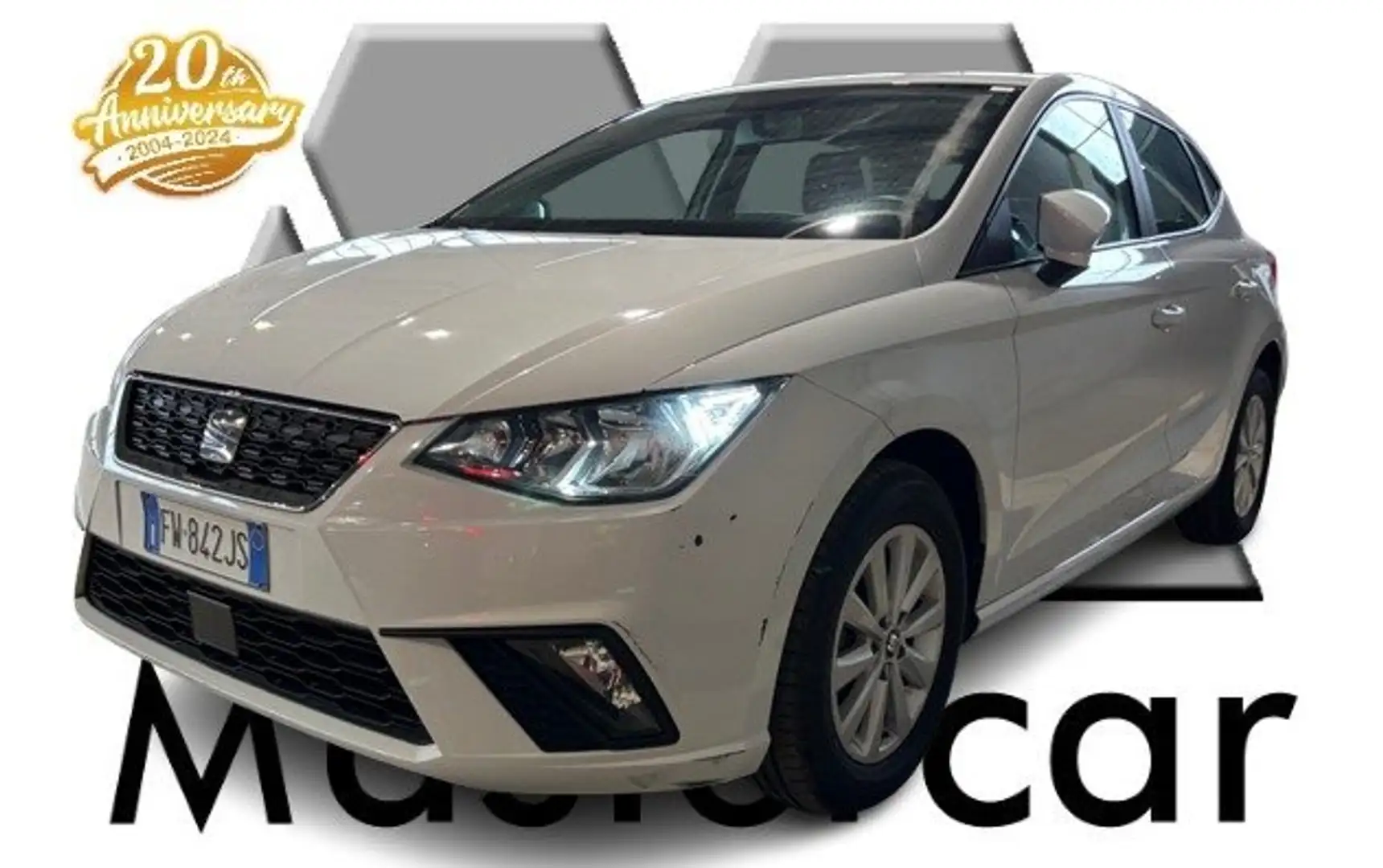 SEAT Ibiza 1.6 tdi Business 95cv dsg - FW842JS Bianco - 1