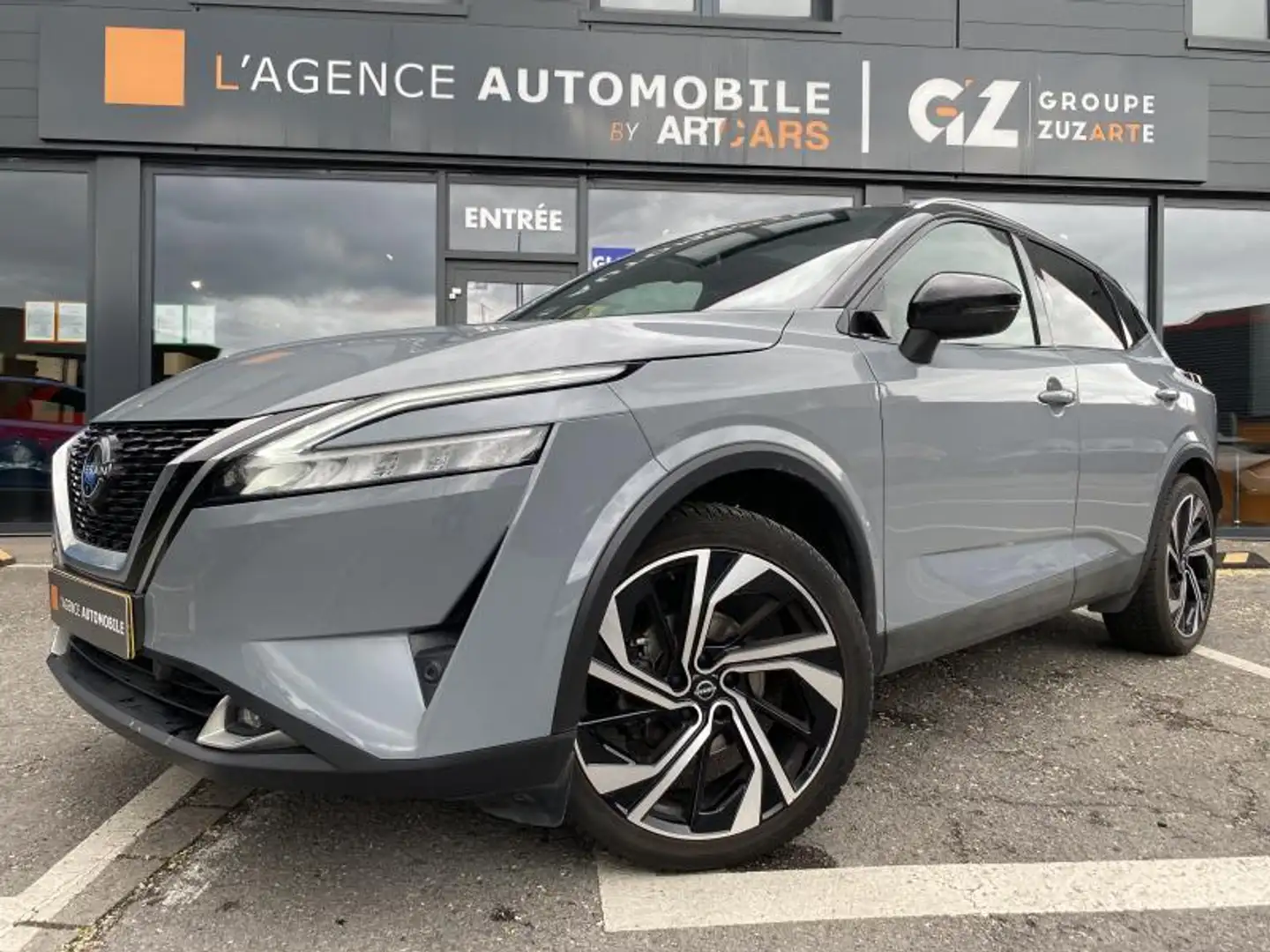 Nissan Qashqai 1.3 MildHybrid 158 BVM 2WD TEKNA+ GARANTIE USINE Gris - 2