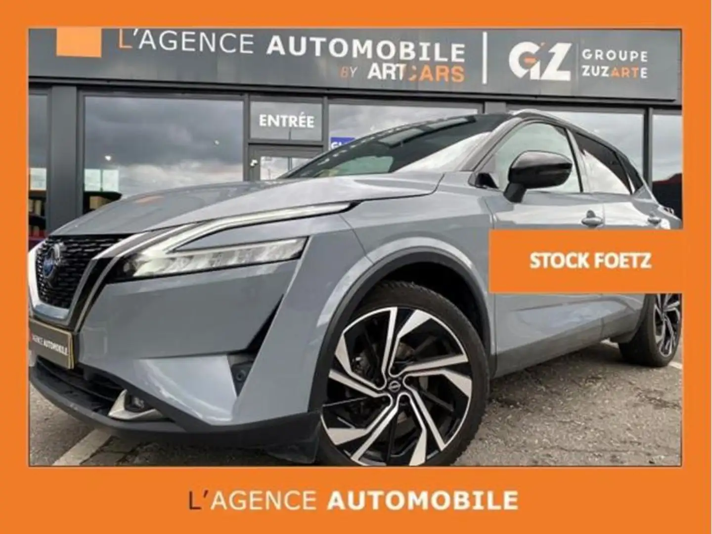 Nissan Qashqai 1.3 MildHybrid 158 BVM 2WD TEKNA+ GARANTIE USINE Gris - 1