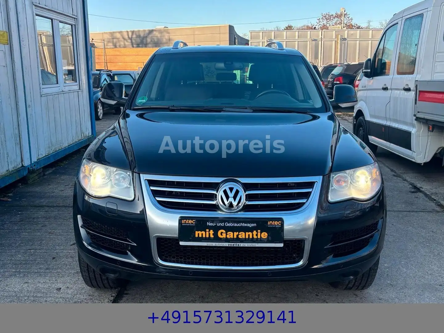 Volkswagen Touareg V6 TDI Klima Automatik Leder Navi STHZ Schwarz - 2