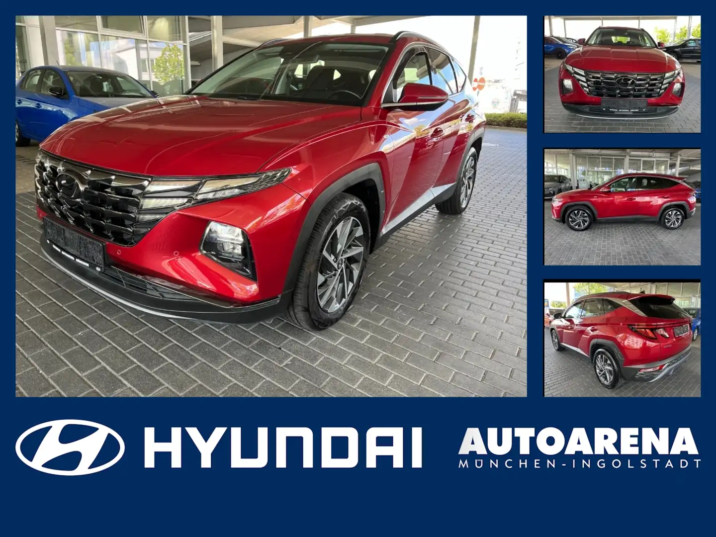 Hyundai TUCSON 1.6 T-GDI Trend Matrix 2xKlima ACC Kam. Rosso - 1