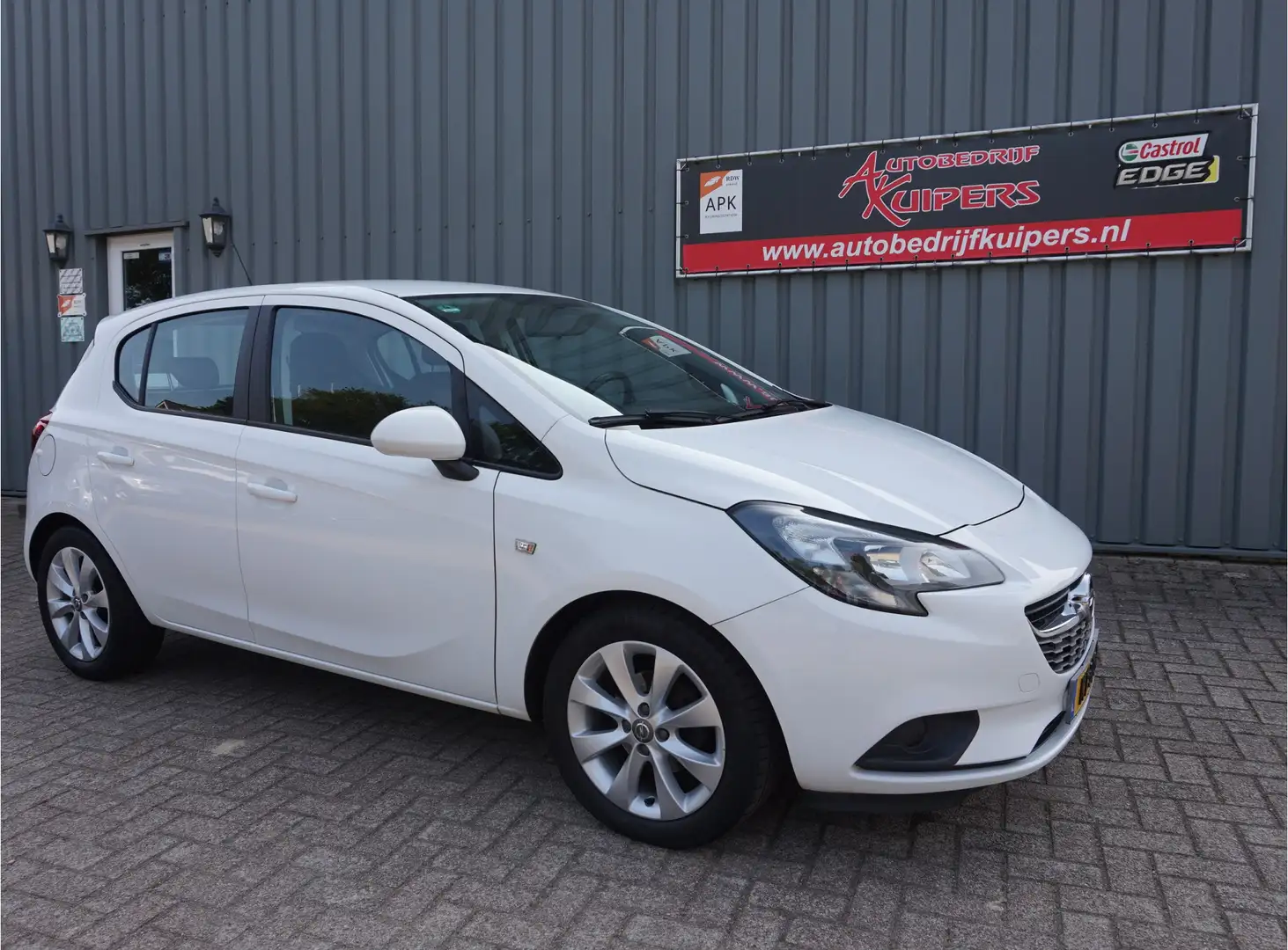 Opel Corsa 1.4 Edition Airco.Cruise.Lm.velgen.Electr.pakket Wit - 1