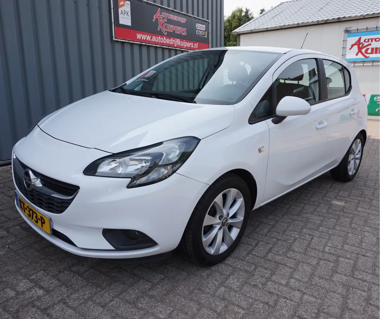 Opel Corsa 1.4 Edition Airco.Cruise.Lm.velgen.Electr.pakket Wit - 2