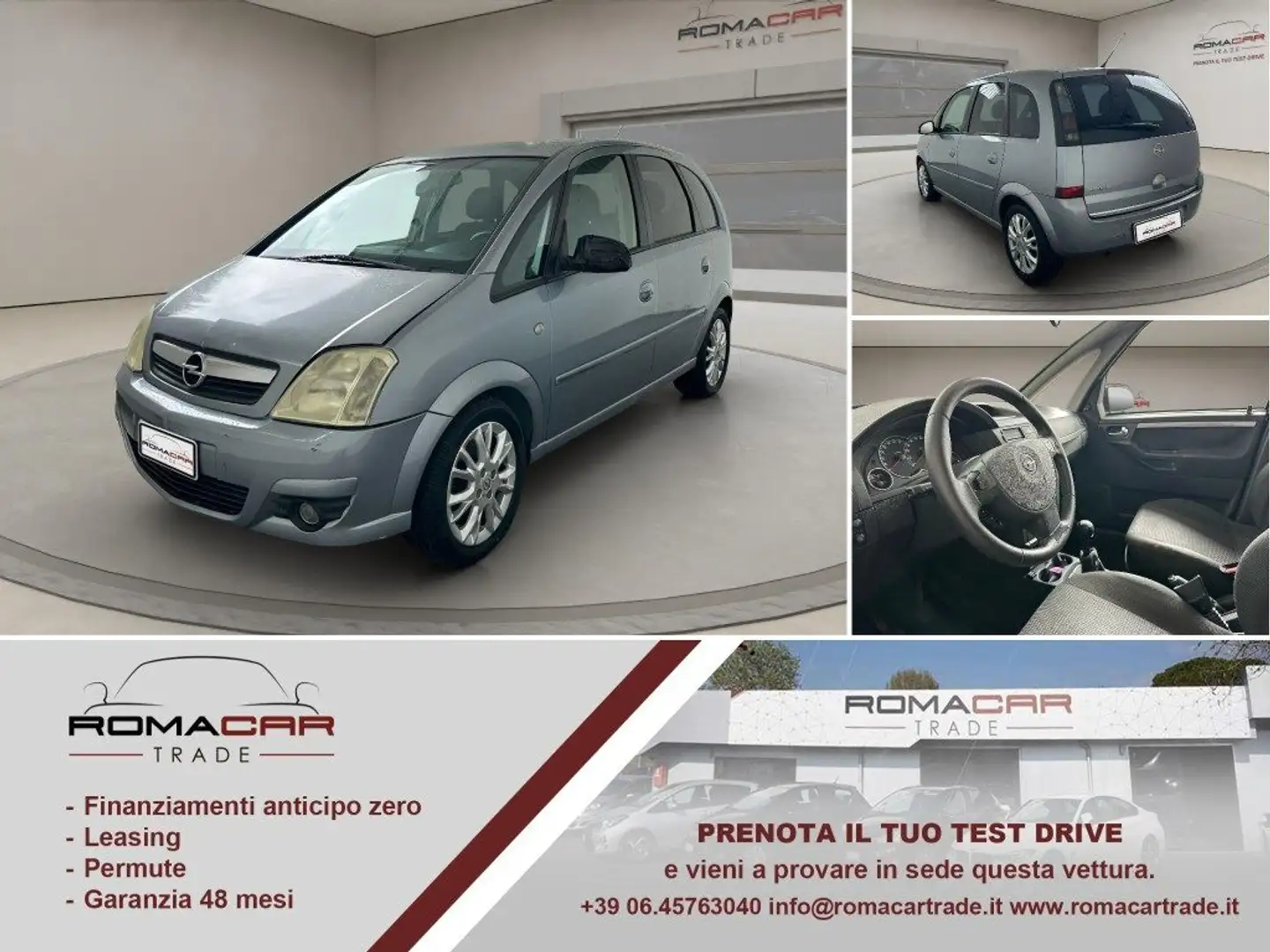 Opel Meriva 1.4 16V Club VETTURA PER COMMERCIANTI Grigio - 1