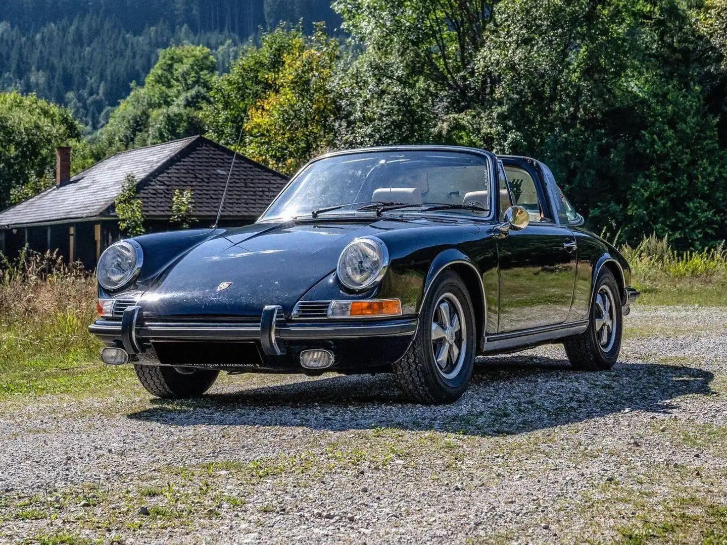 Porsche 911 911 T 2.2 Targa Schwarz - 1