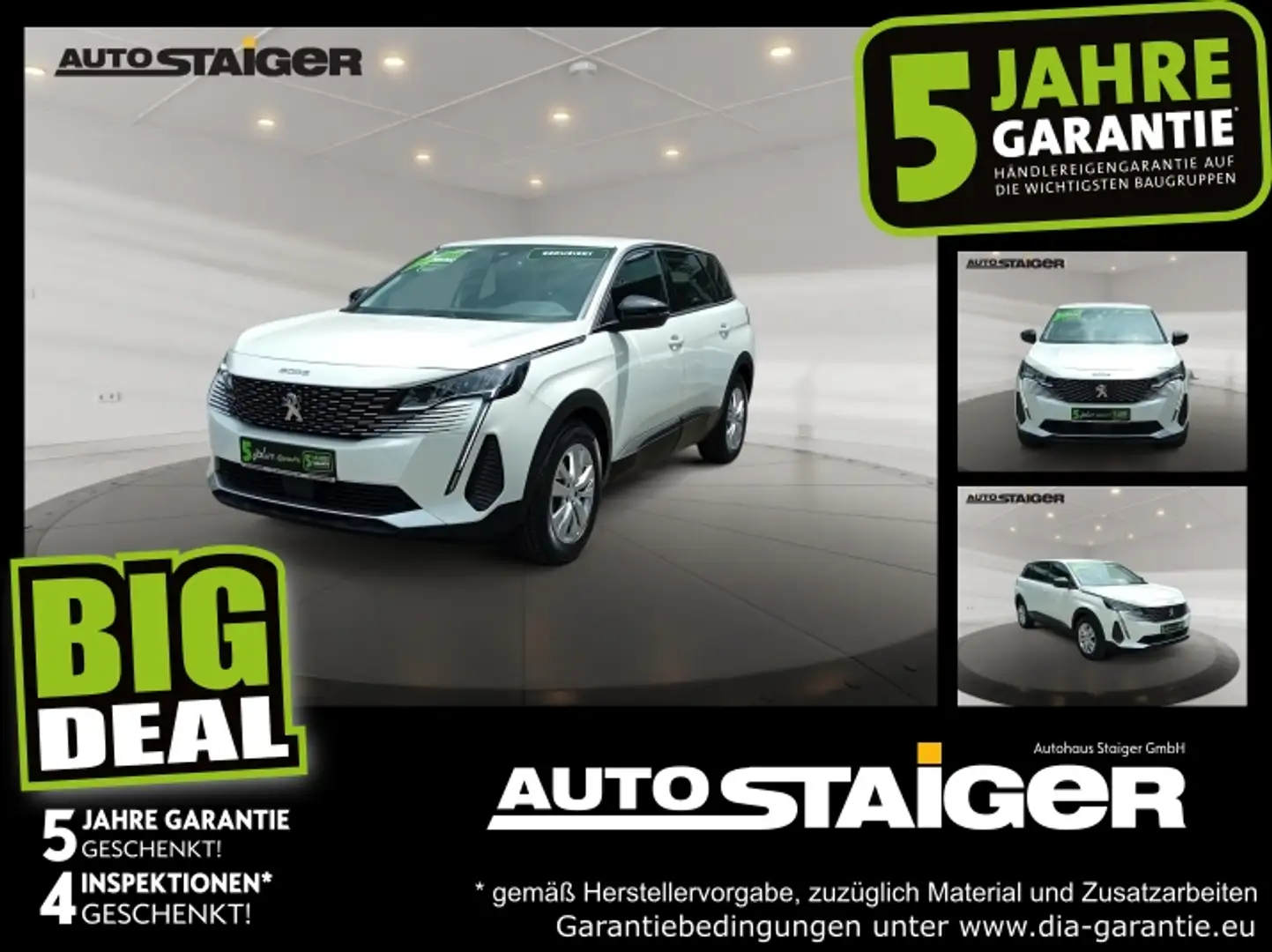 Peugeot 5008 7-Sitzer Automatik 7-Sitzer, Kamera, PDC, Wit - 1