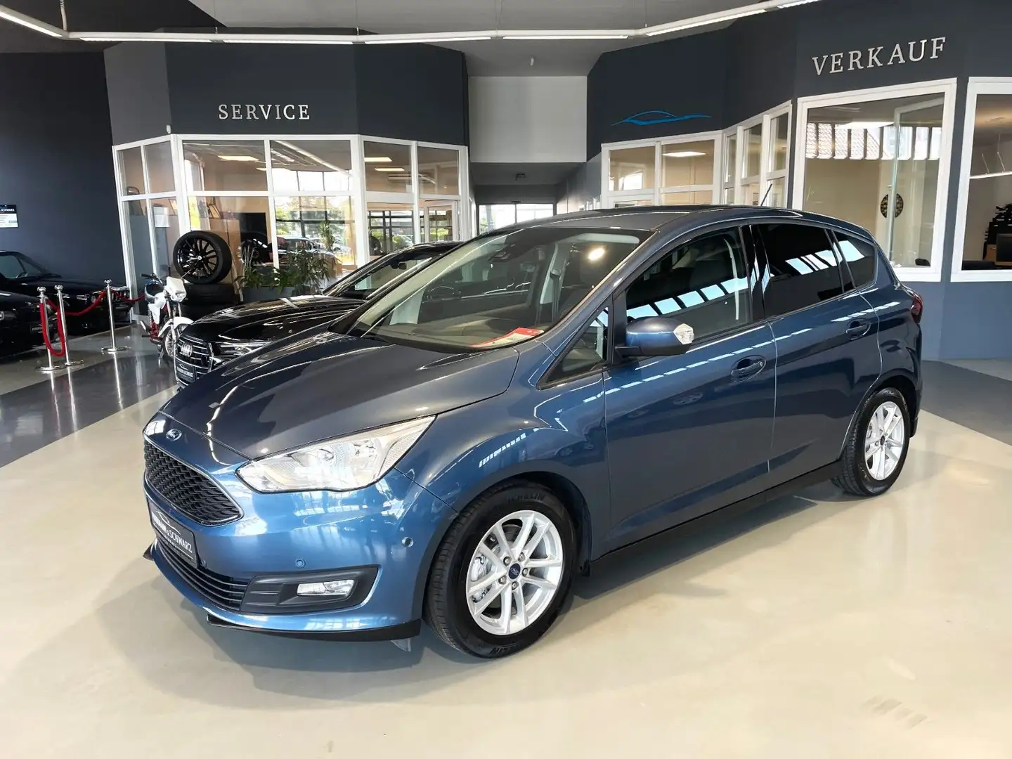 Ford C-Max C-MAX 1.5 Trend Rfkam+NAV+PDC+MyKey+Parkassist. Blue - 1
