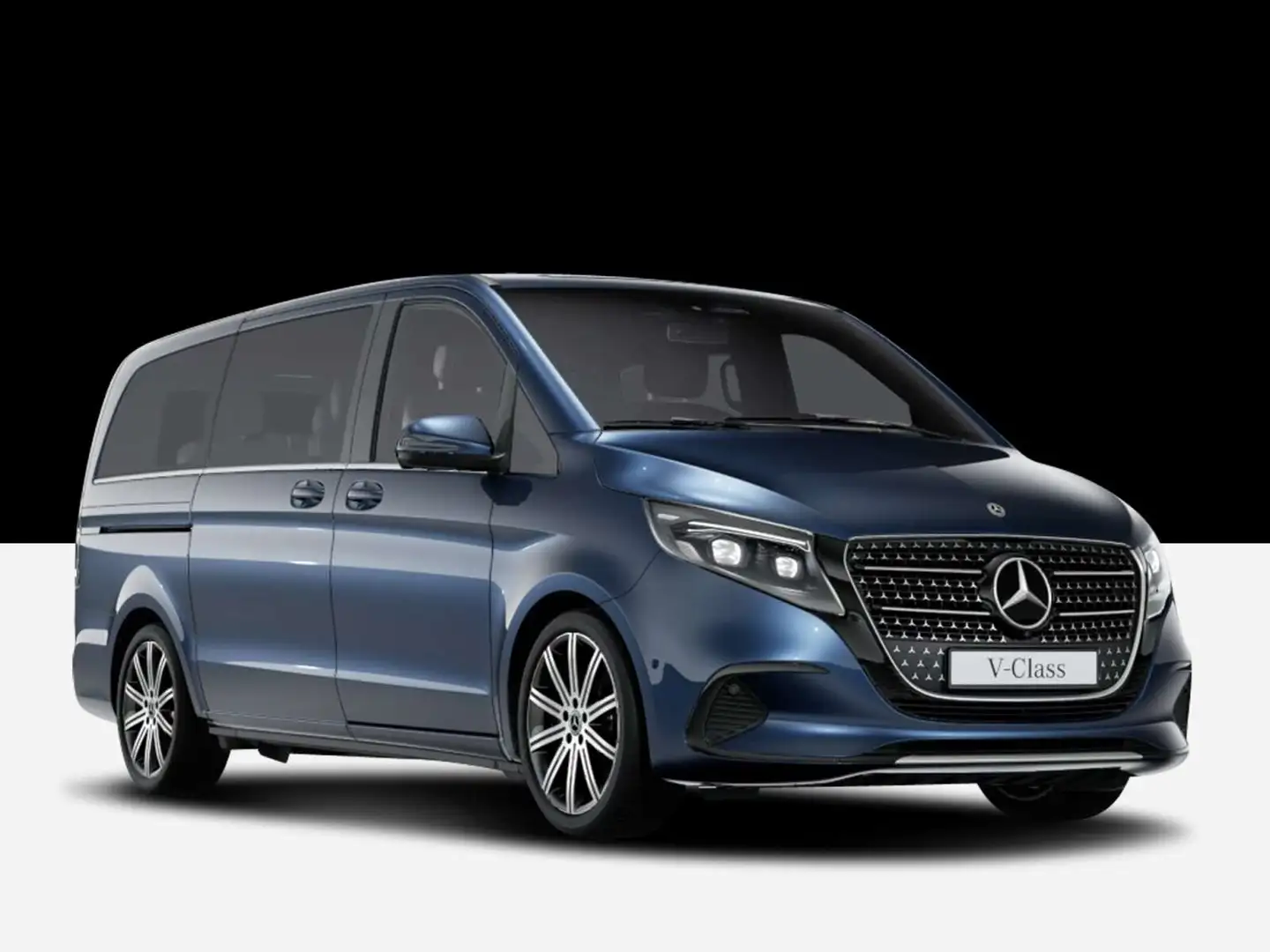 Mercedes-Benz V 300 V 300 d 4MATIC AVANTGARDE Lang  Basic/Navi/Autom. Bleu - 1