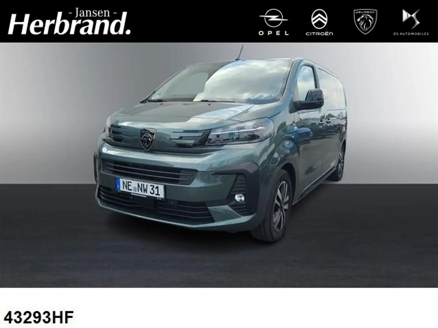 Peugeot Traveller Allure L2 +AHK+BLUETOOTH+KAMERA+ Grün - 1