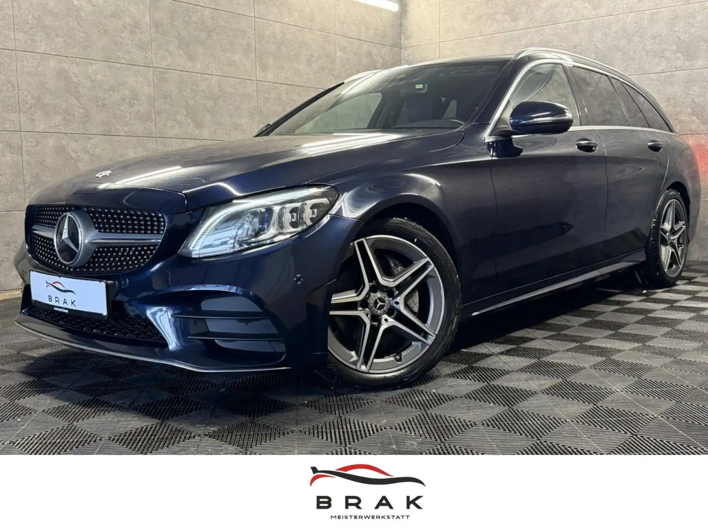 Mercedes-Benz C 220 d AMG-Line Multibeam*Burmester*Memory*AHK* Bleu - 1