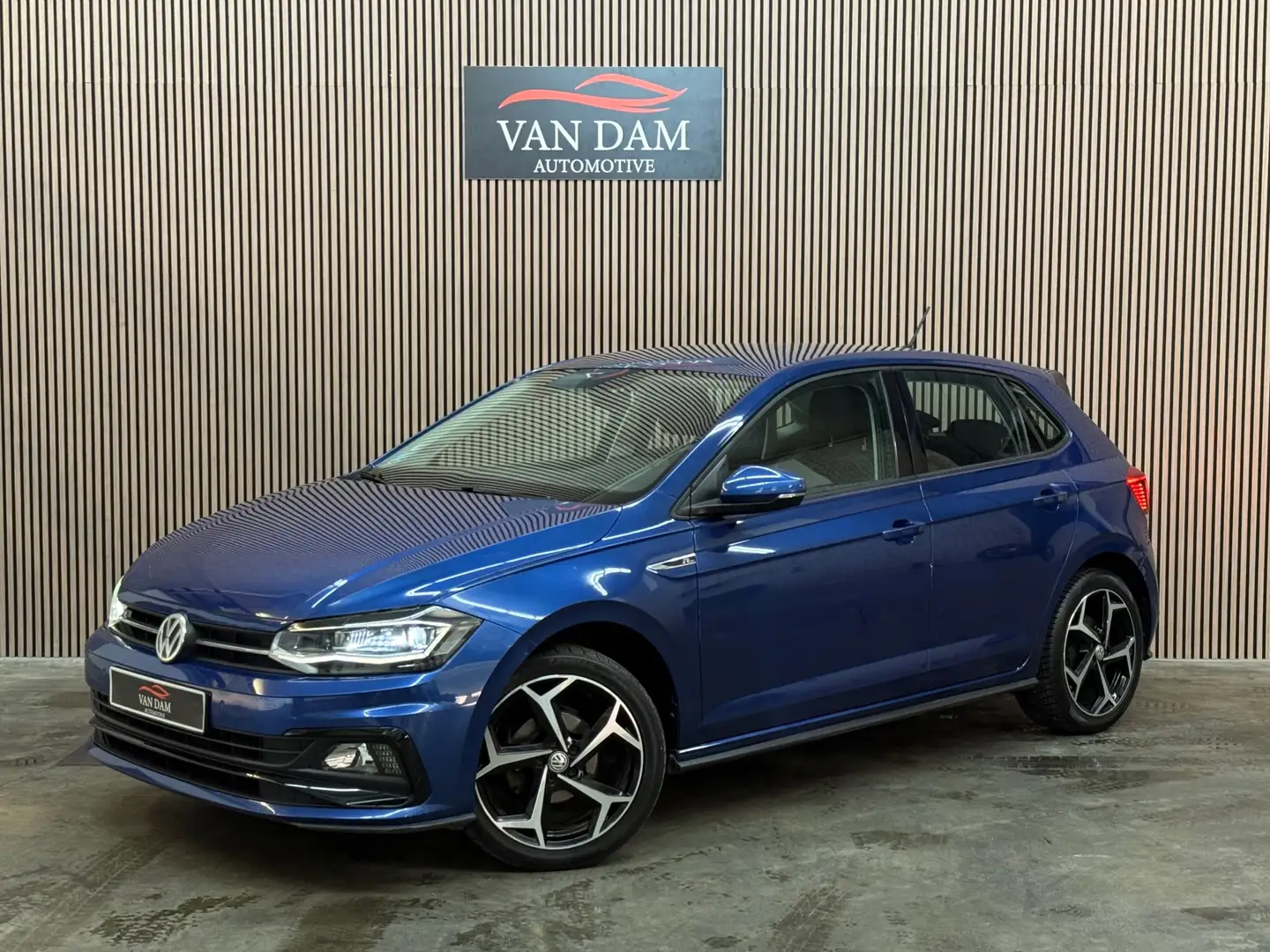 Volkswagen Polo 1.0 TSI R-L-line 2017 DSG VIRTUAL LED CAMERA KEYLE Bleu - 1
