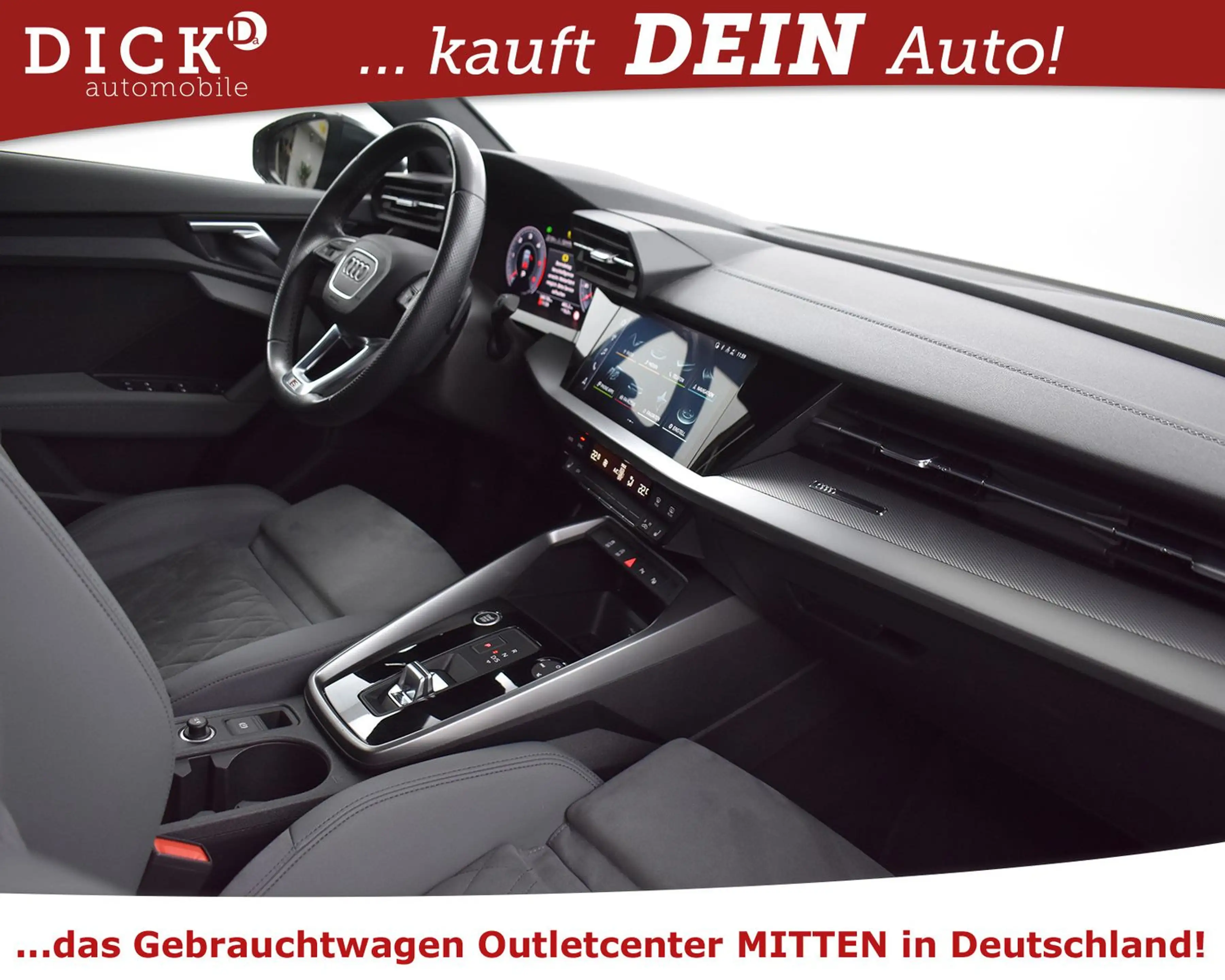 Audi A3 SB Advanc 2X S LINE+ALCANT+SHZ+VIRTU+LED+18" — photo 14