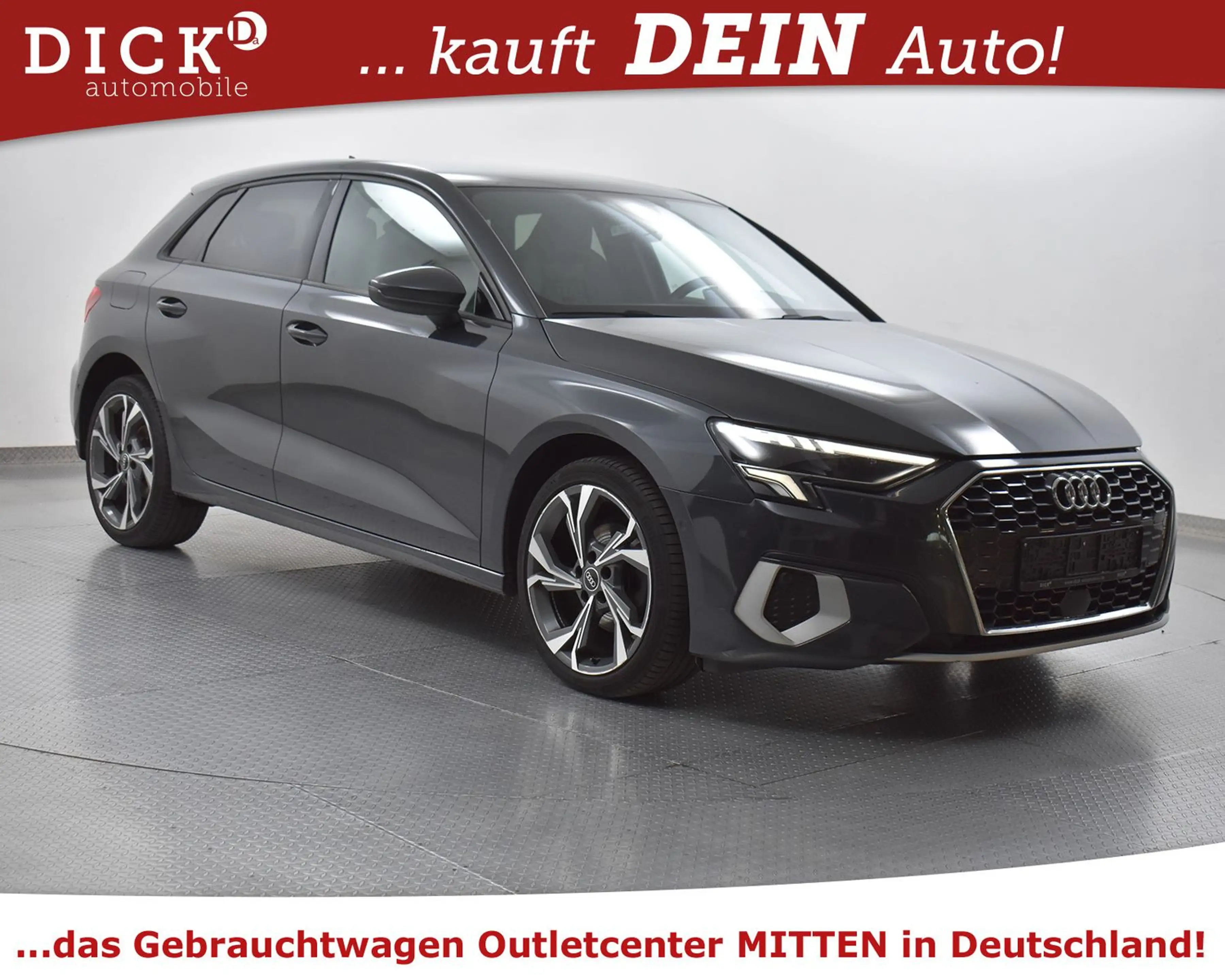 Audi A3 SB Advanc 2X S LINE+ALCANT+SHZ+VIRTU+LED+18"