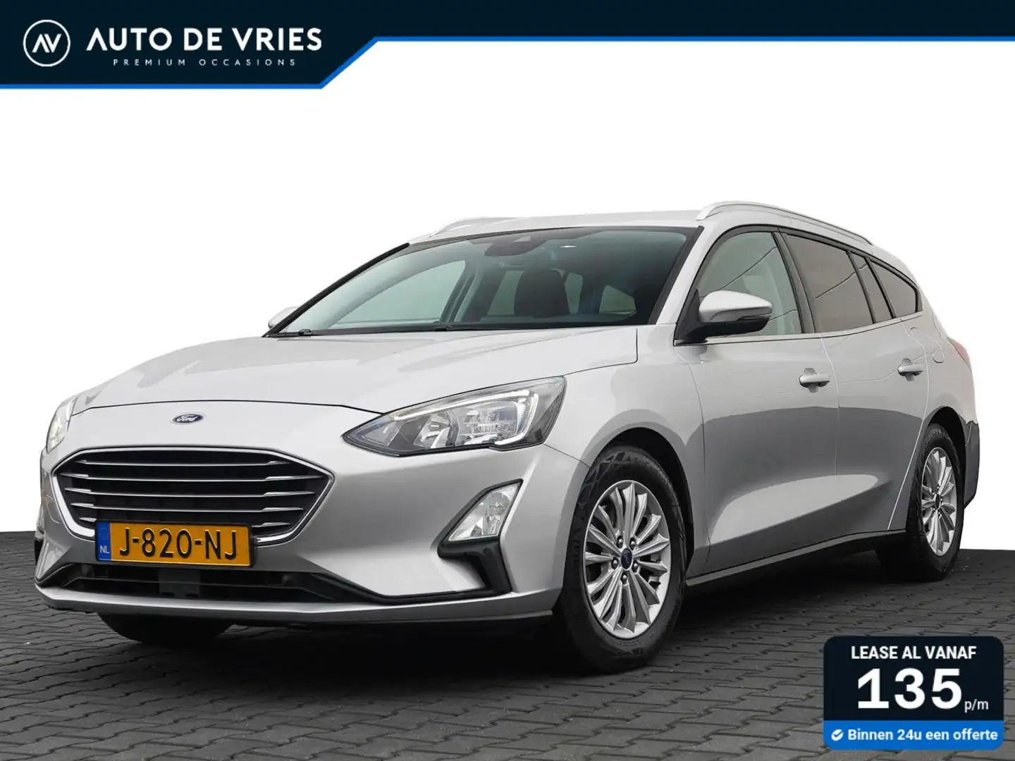 Ford Focus Wagon 1.0 EcoBoost 125pk Hybrid Titanium X Busines Gris - 1