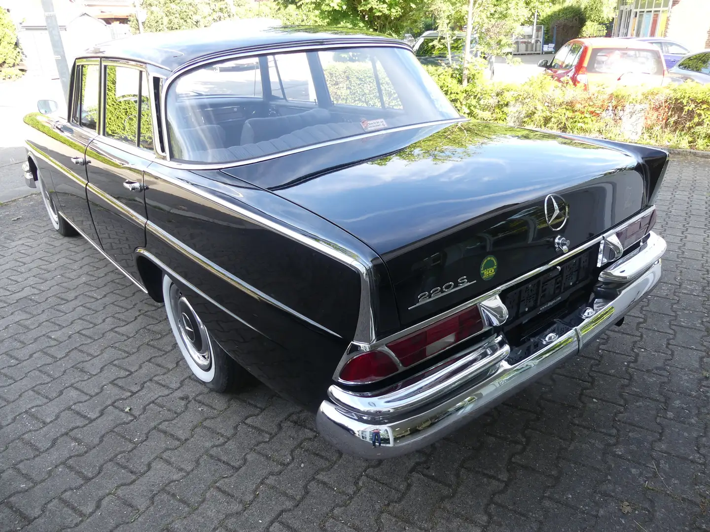 Mercedes-Benz 220 Sb Heckflosse * sehr guter Zustand Zwart - 2