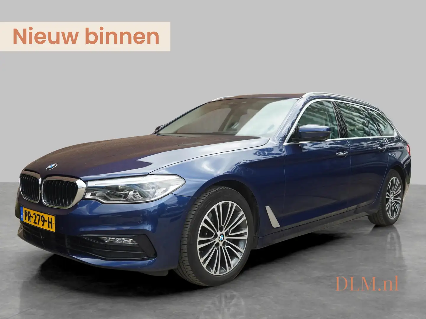 BMW 520 5-serie Touring 520d High Executive Panorama-Leder Azul - 1