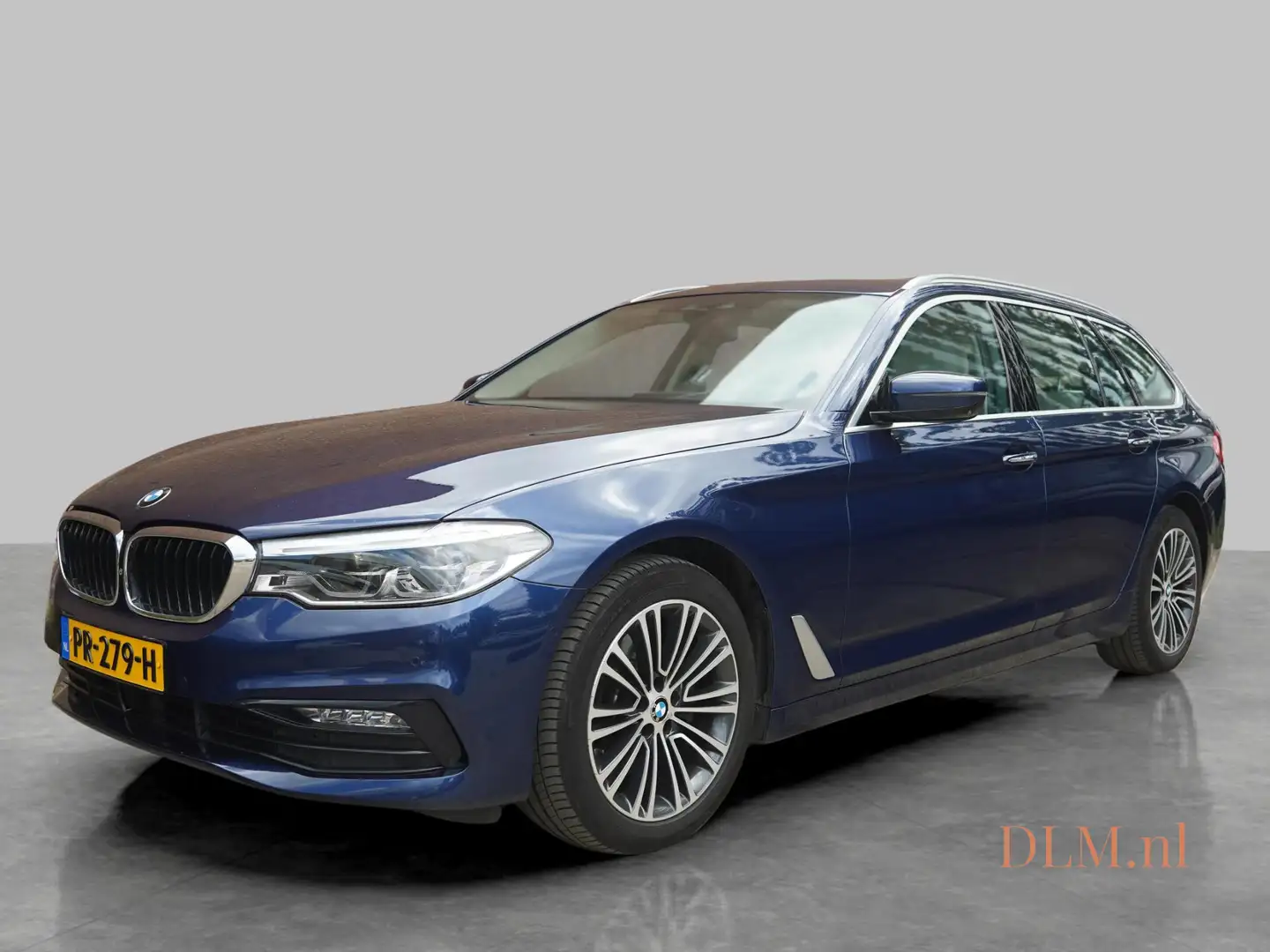 BMW 520 5-serie Touring 520d High Executive Panorama-Leder Blauw - 1