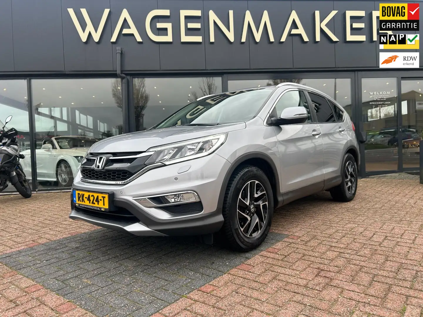 Honda CR-V 2.0 Elegance Clima|Cruise|NAVI|CAM|Dealer Onderhou Grijs - 1