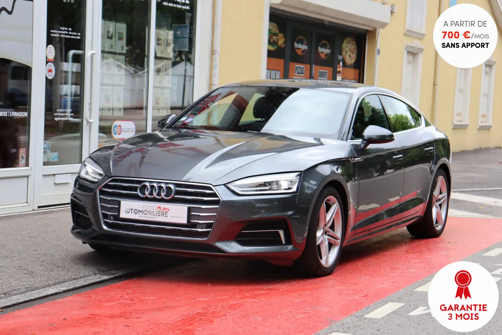 Audi A5 Sportback 40 TFSi 190 S-Line S-Tronic7 (Méplat, C Gris - 1