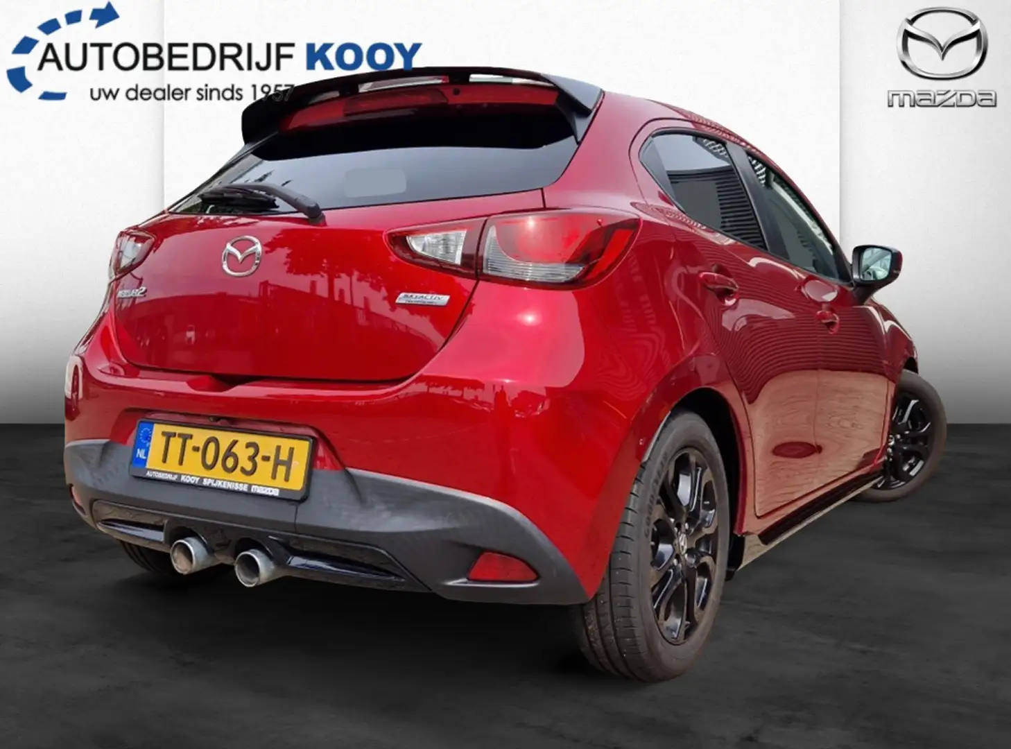 Mazda 2 1.5 90pk Sport Selected / Spoiler pakket / Airco / Rouge - 2