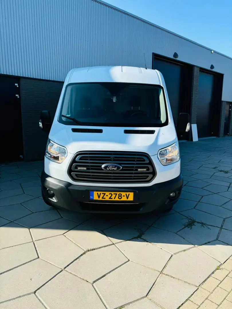 Ford Transit 350 2.0 TDCI L3H2 Trend|achterw.aandr.| SUPER nett Wit - 2