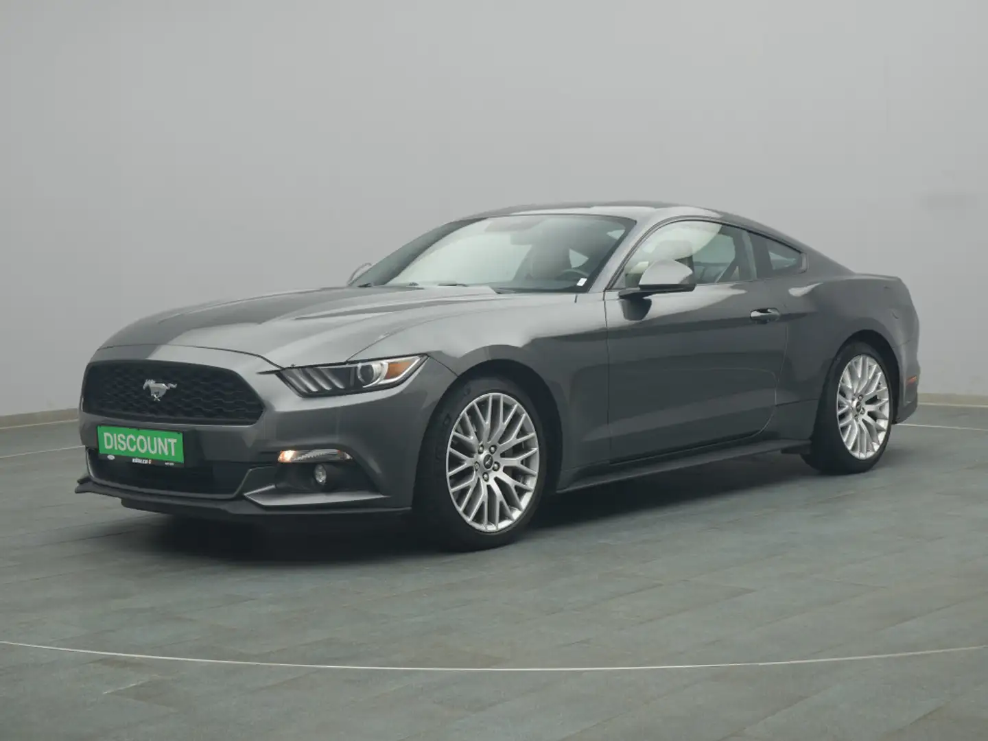 Ford Mustang Coupé 316PS/ Navi/PDC Gris - 2