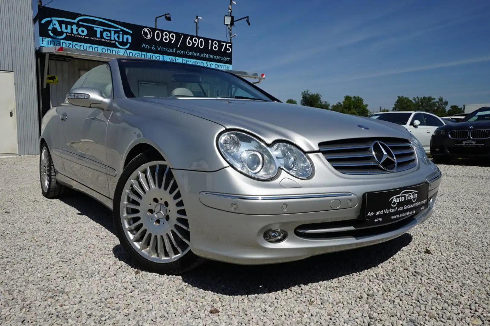 Mercedes-Benz CLK 500 Cabriolet Aut. |Navi| |Bi-Xenon| |Leder| Silber - 1