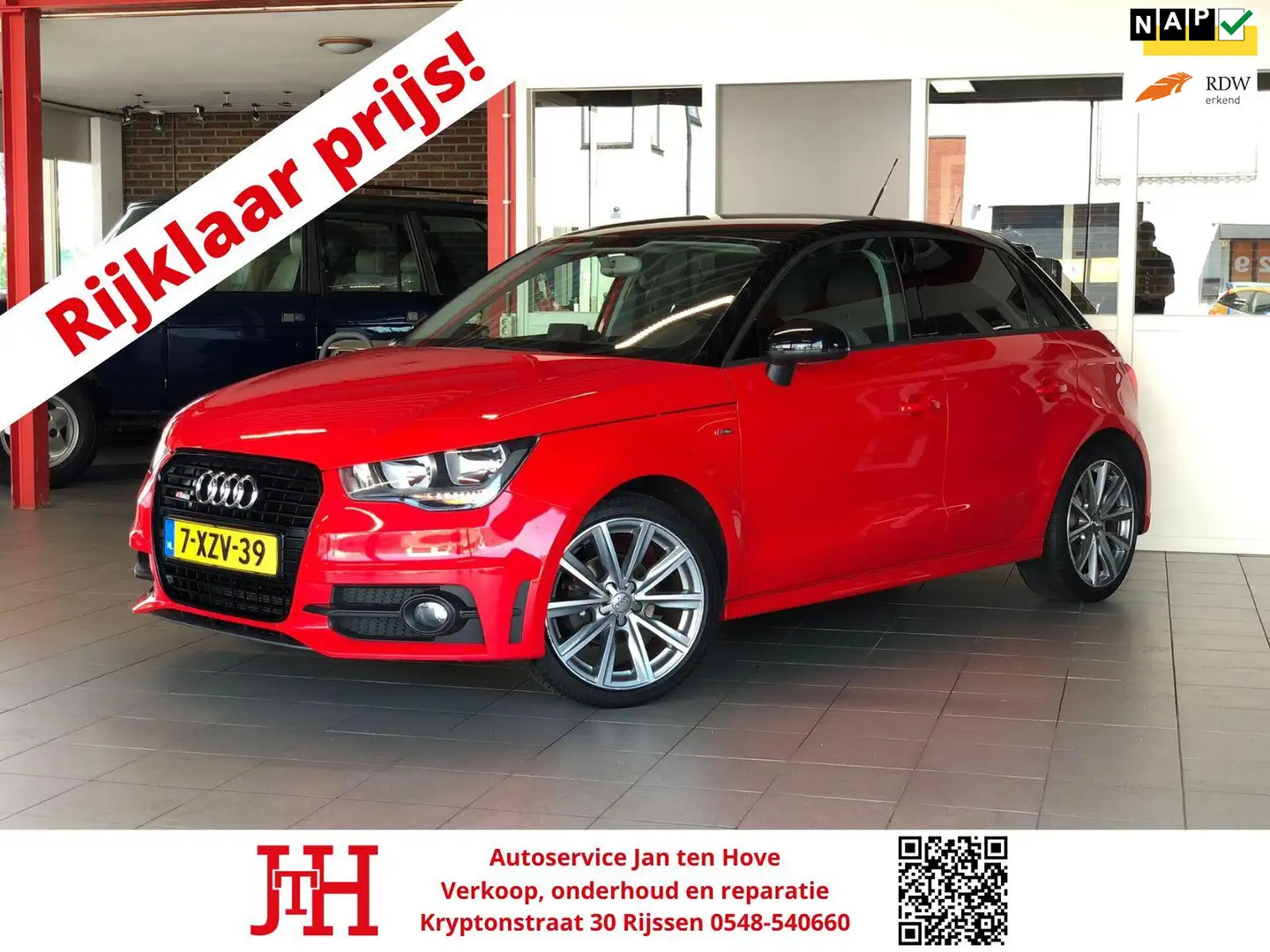 Audi A1 Sportback 1.2 TFSI S-Line*CruiseControl*Navi*Sport Rood - 1