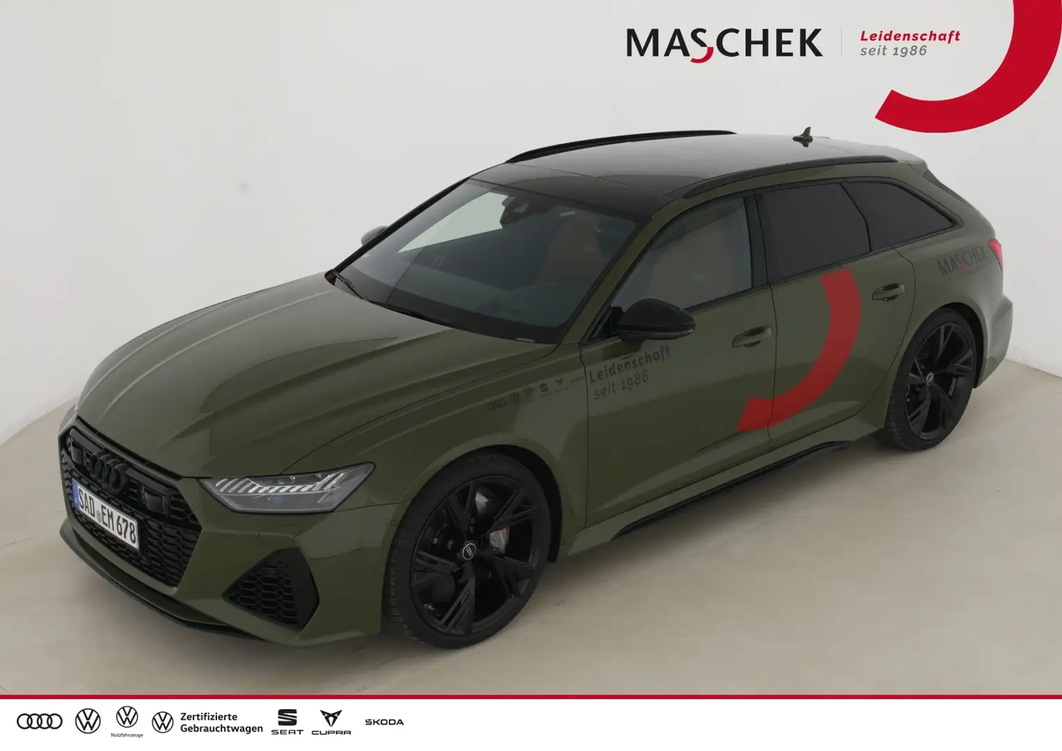 Audi RS6 Avant UPE 177.725.- AUDI EXCLUSIVE Essentials VOLL Vert - 1