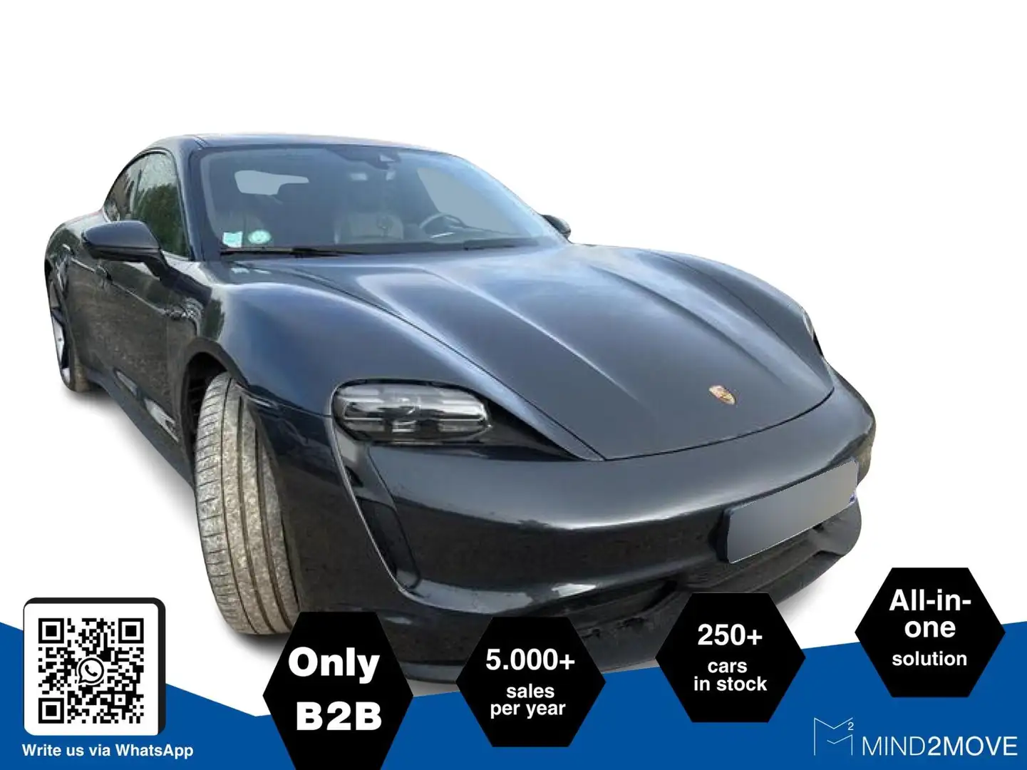 Porsche Taycan Plus PANO+WÄRMEPUMPE+PDLS+BOSE Gris - 2