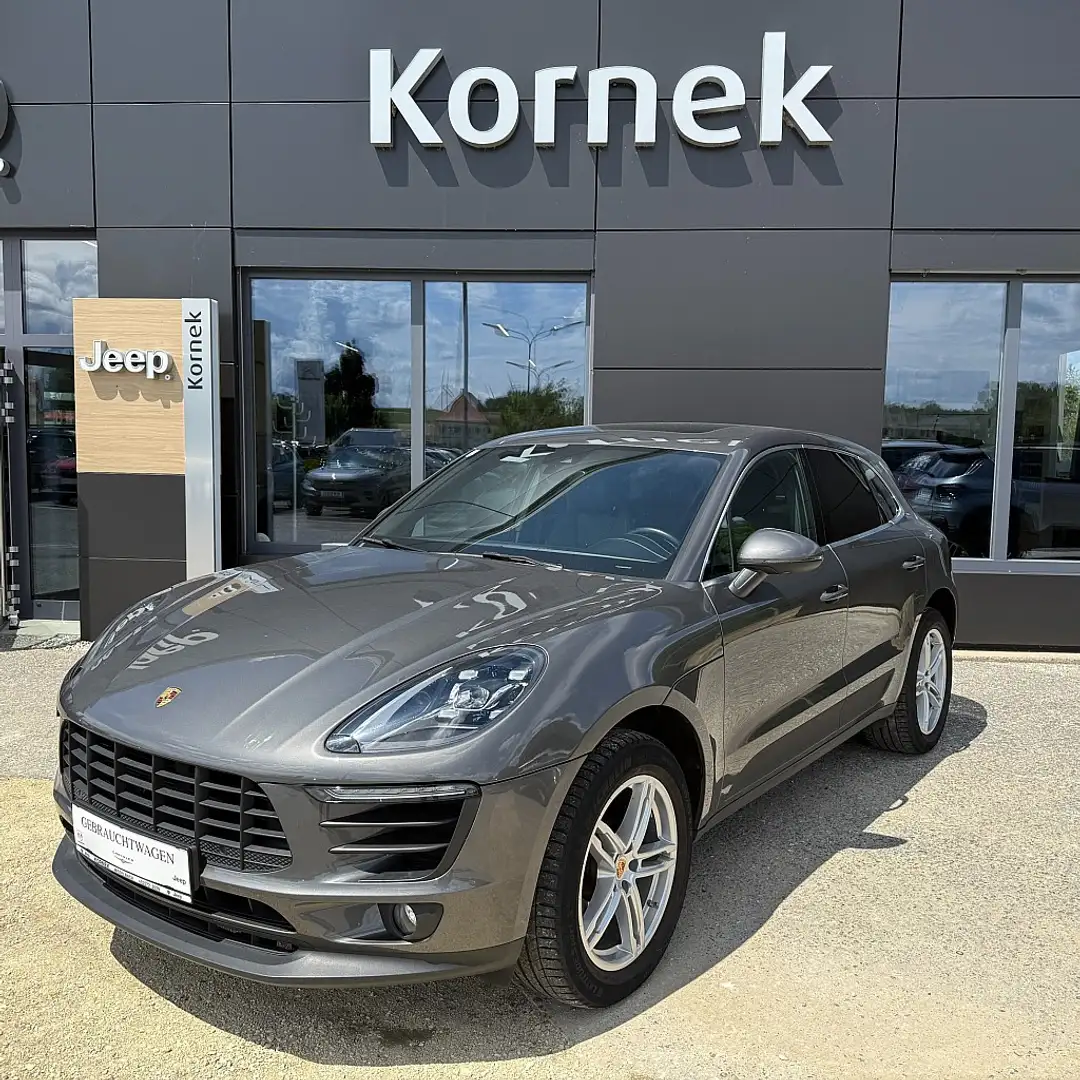 Porsche Macan Panoramaglasdach + Bose Soundsystem + Anhängvor... Grau - 1