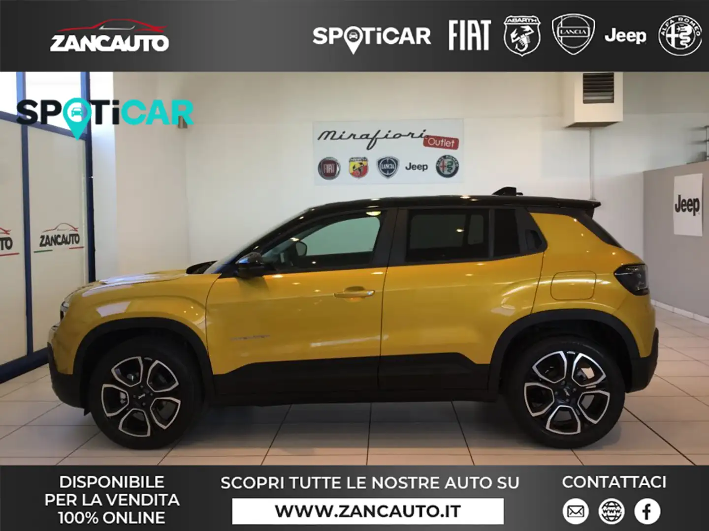Jeep Avenger 1.2 Turbo Summit MY25 Jaune - 1