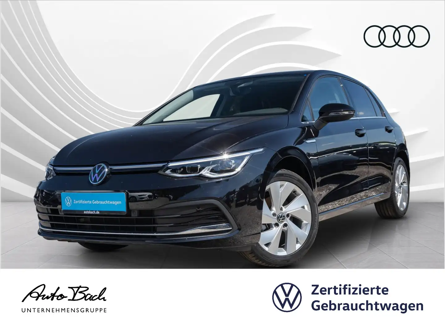 Volkswagen Golf VIII 1.5 TSI "Style" DSG Navi LED Digital C Schwarz - 1
