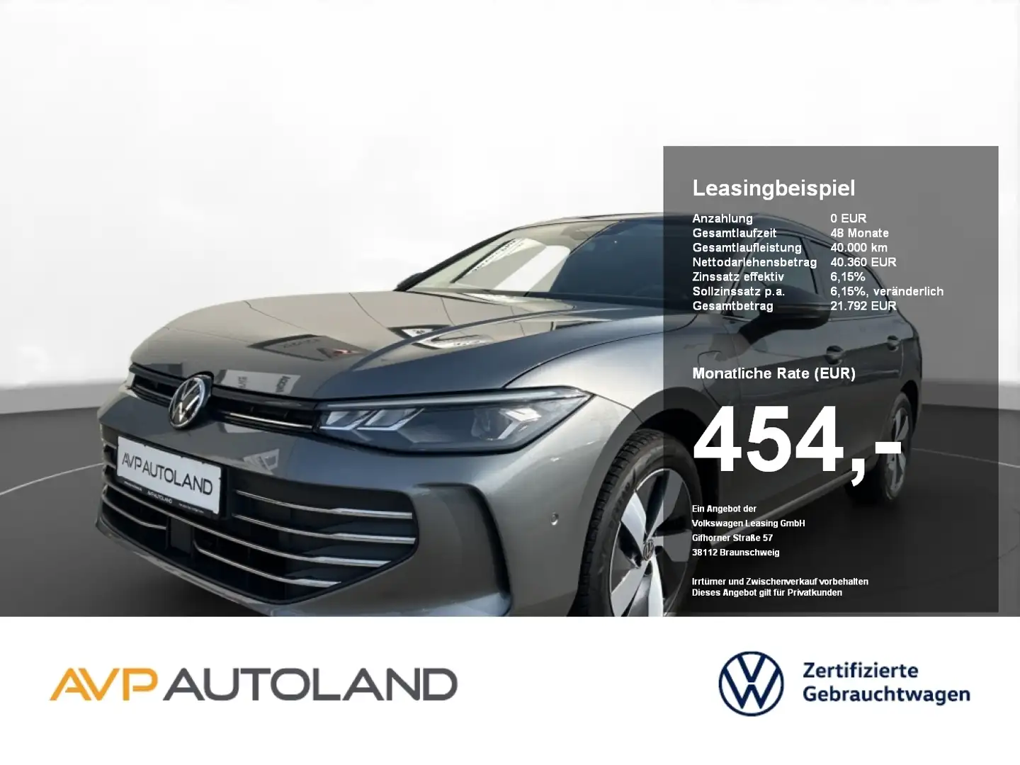 Volkswagen Passat Variant 1.5 TSI DSG eHybrid Business Grau - 1