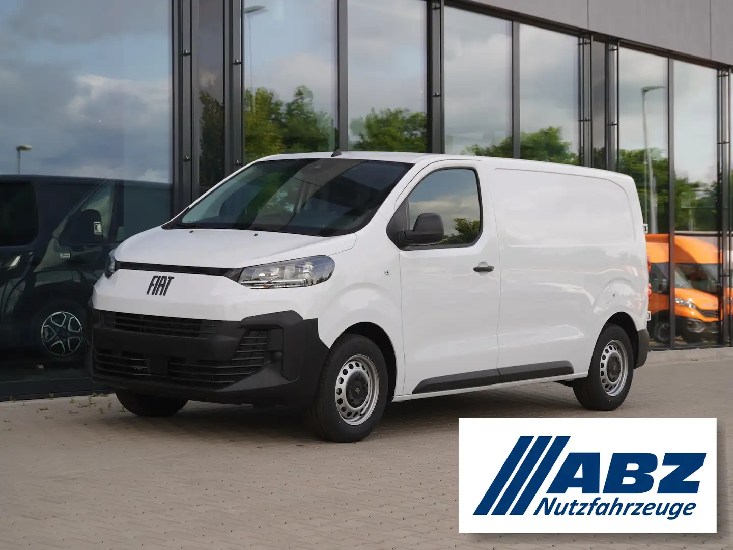 Fiat Scudo L2 / 10-Zoll-Radio + Durchladeklappe Weiß - 1