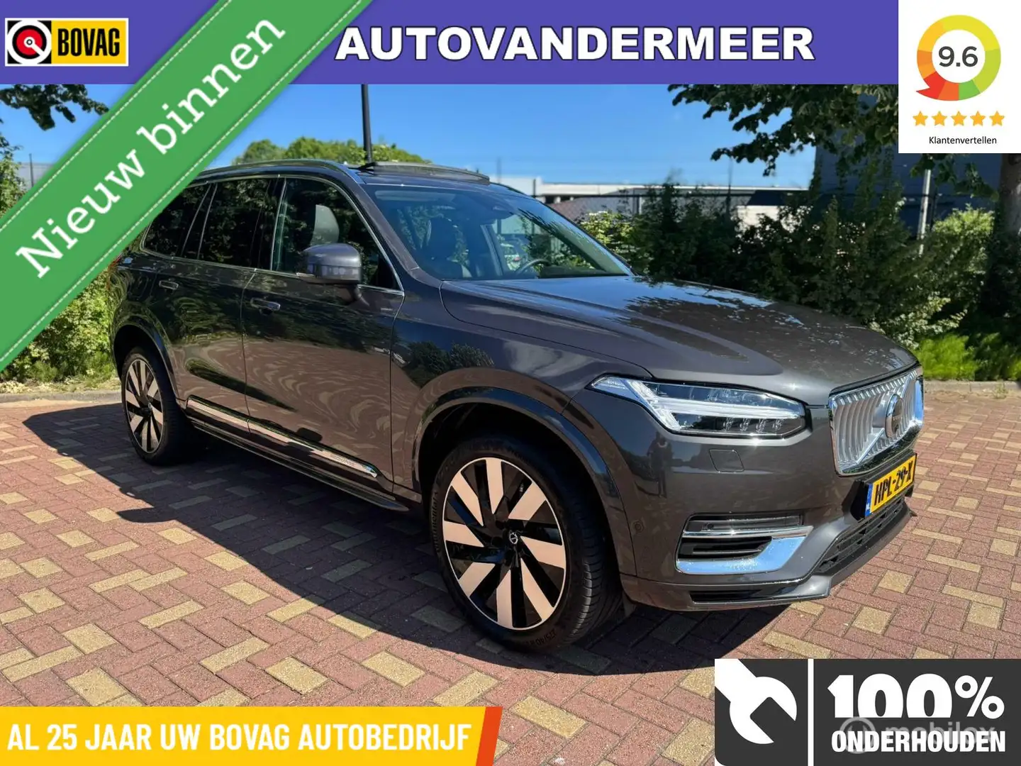 Volvo XC90 2.0 T8 Recharge AWD Ultra Bright / Luchtvering / E Grau - 1