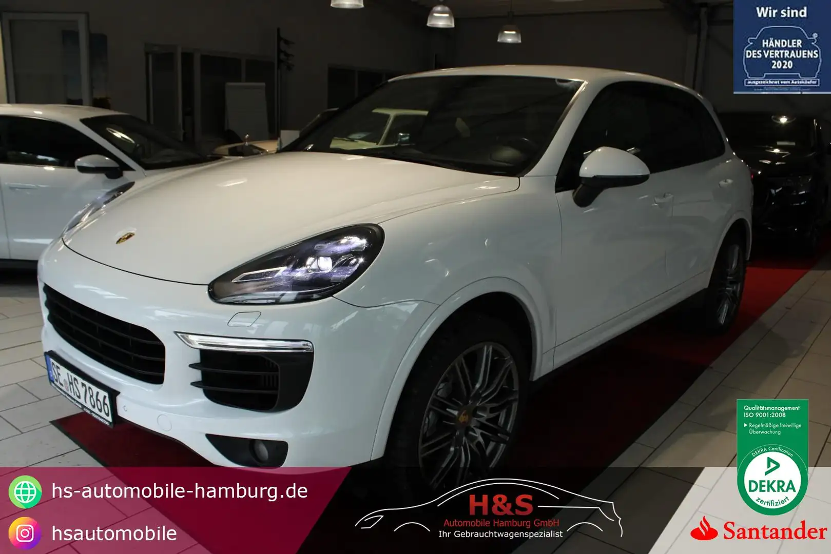 Porsche Cayenne S Diesel Platinum Edition PDLS*PASM Bianco - 1