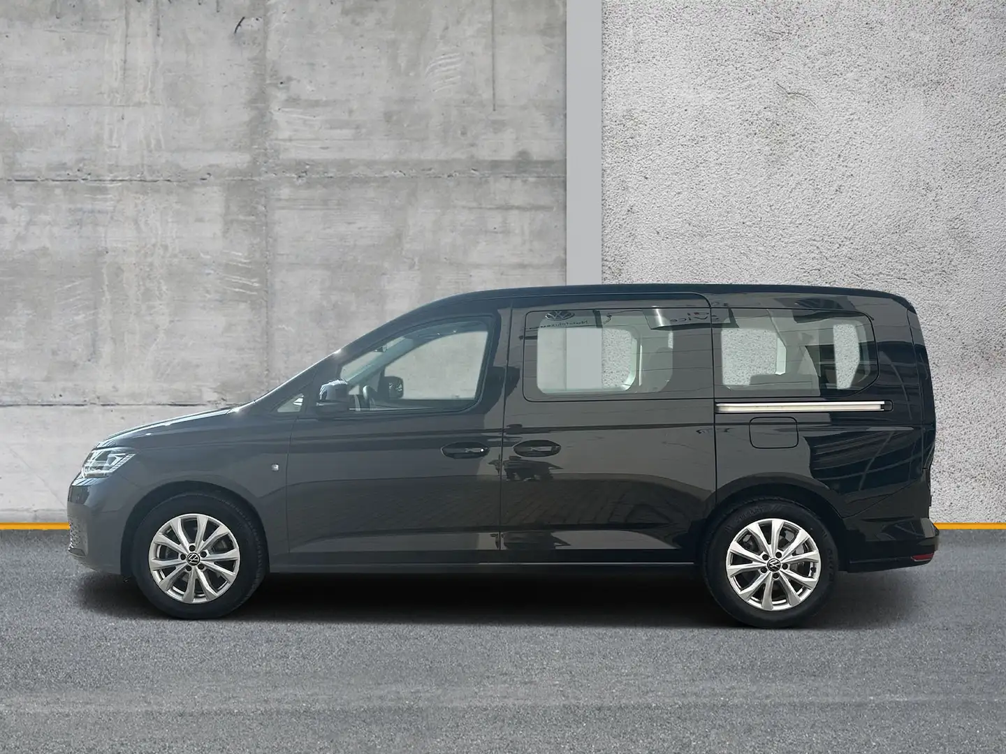 Volkswagen Caddy Maxi Kombi 2.0 TDI 7-Sitzer LED AHK Schwarz - 2