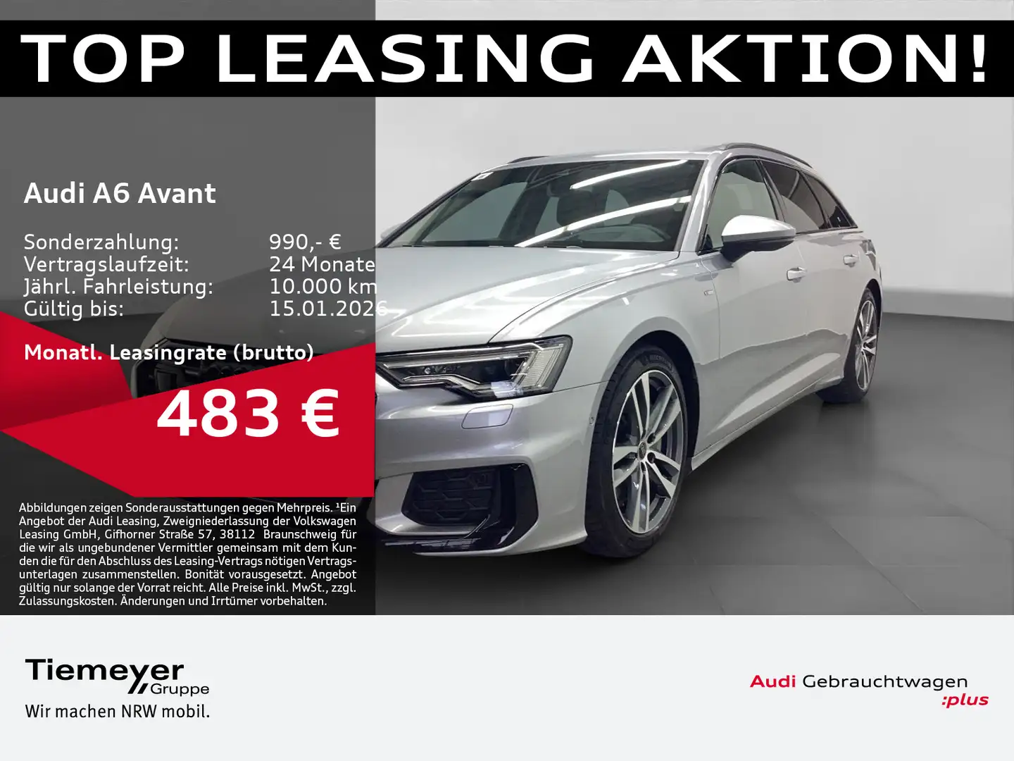 Audi A6 50 TFSIe Q 2x S LINE MATRIX MEMORY HuD Schwarz - 1