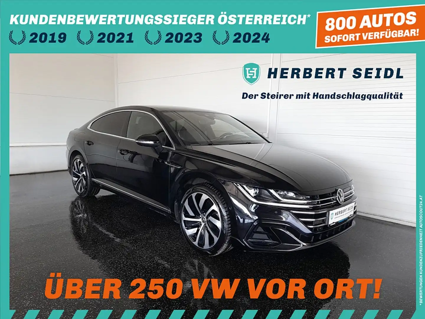 Volkswagen Arteon R-LINE eHybrid DSG *19 ZOLL / VOLL LED & FERNLI... Negru - 1