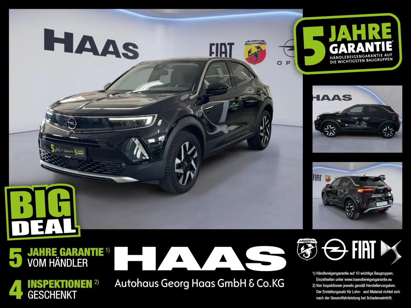 Opel Mokka 1.2 Turbo Klimaautomatik, Bluetooth Schwarz - 1