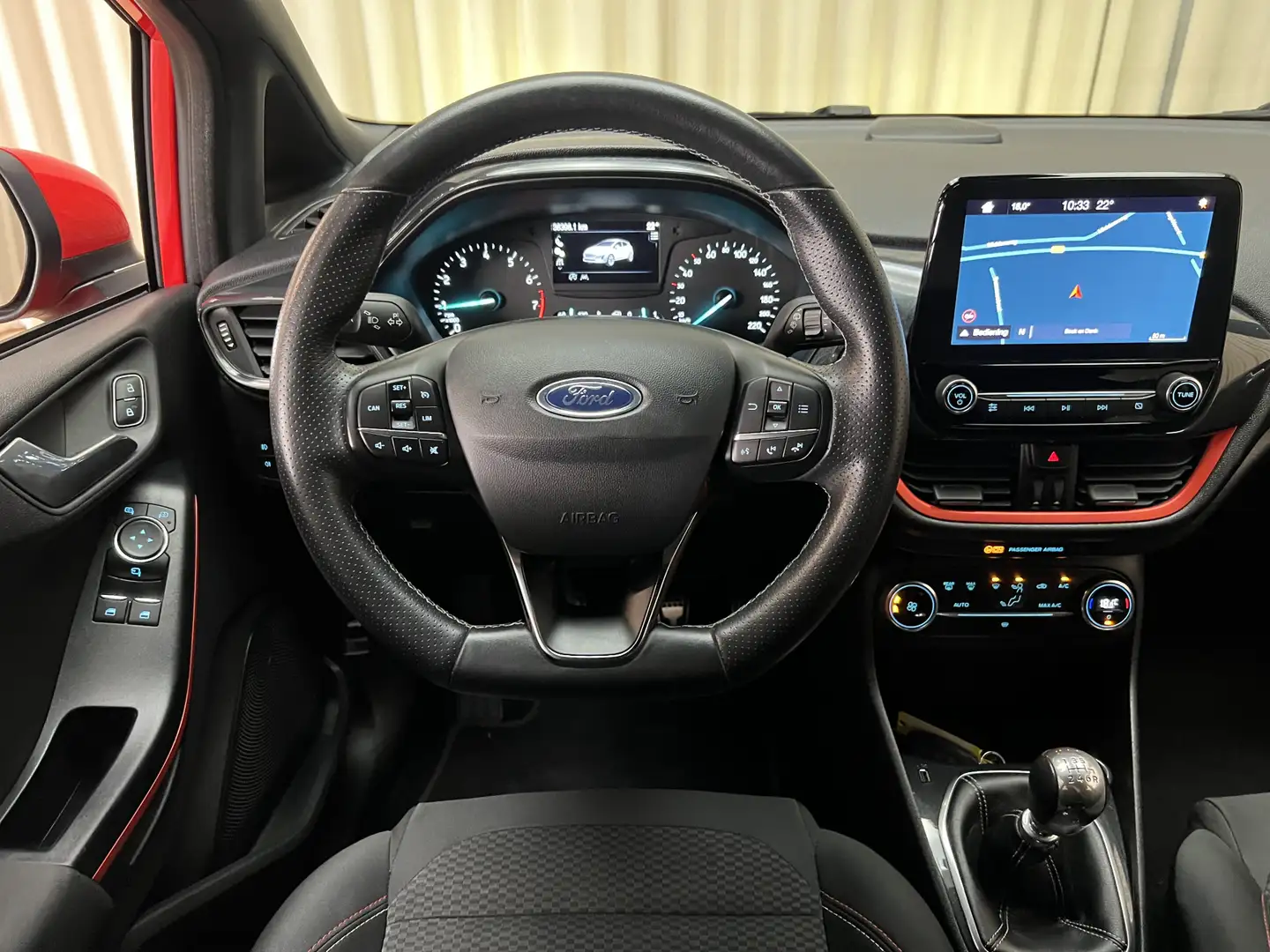 Ford Fiesta 1.0 EcoBoost *ST-Line* Org.NL! / Apple Carplay / N Rouge - 2