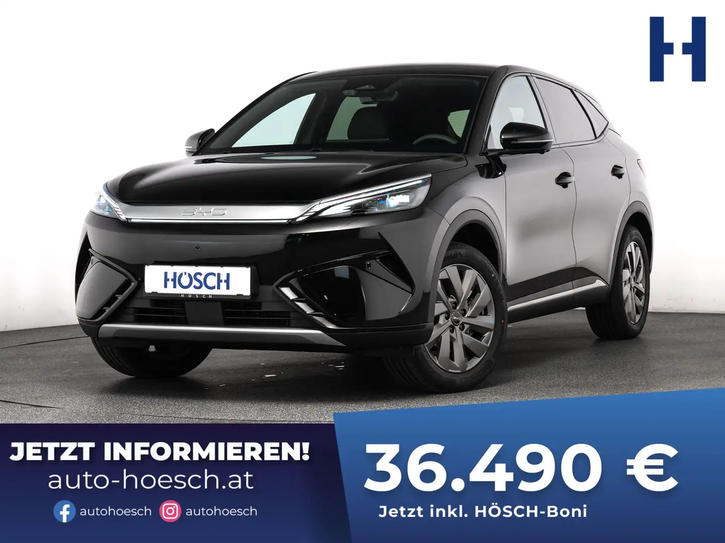 BYD Atto 3 EVO DESIGN 74,8 kWh NEU LAGERND Schwarz - 1