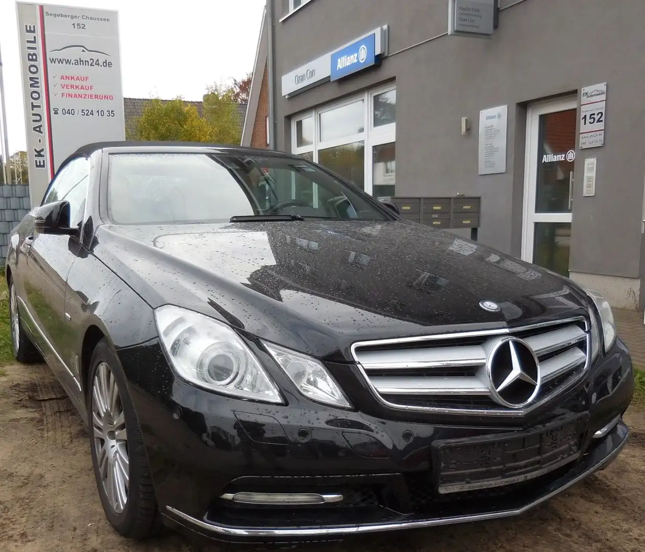 Mercedes-Benz E 200 CGI Aut.Cabrio.BlueEffi.Avantgarde.Leder. Noir - 1