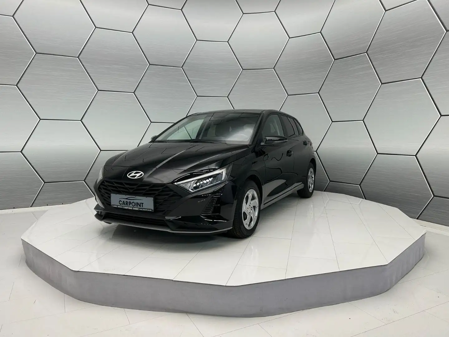 Hyundai i20 1.2 MPI GO Klima Kamera LED-Scheinwerfer SHZ Schwarz - 1