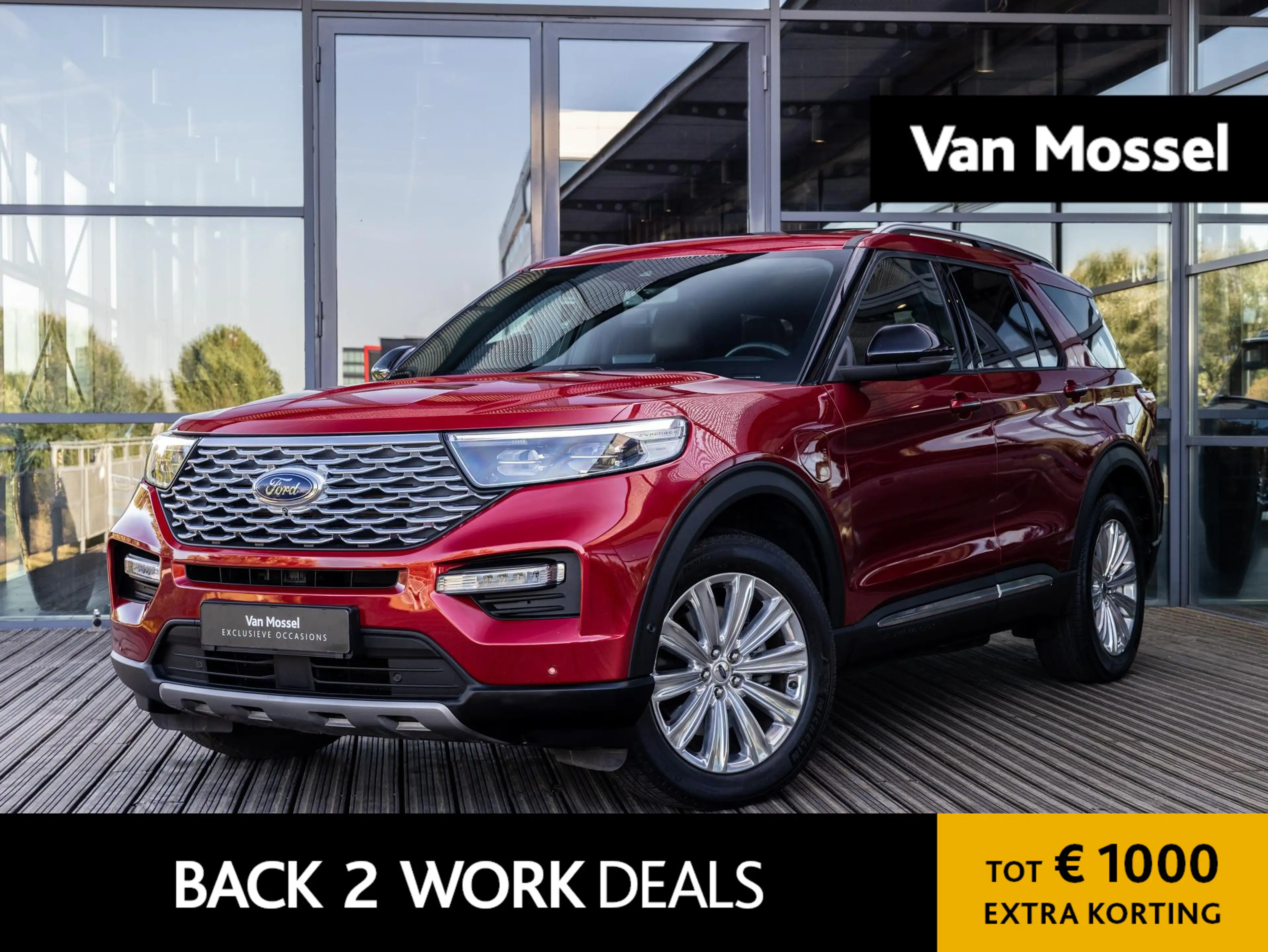 Ford Explorer 3.0 V6 ECOBOOST | PHEV | PLATINUM | 7-ZITTER | PAN