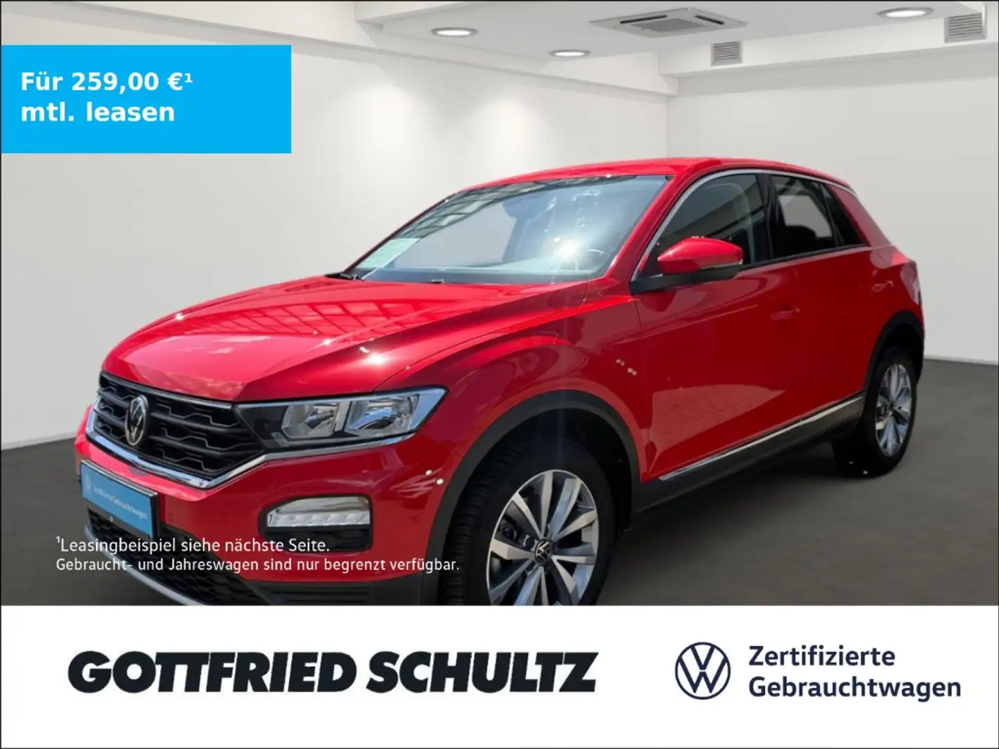 Volkswagen T-Roc 1.0 TSI APP-CONNECT EPH ALLSEASON Style Rouge - 1