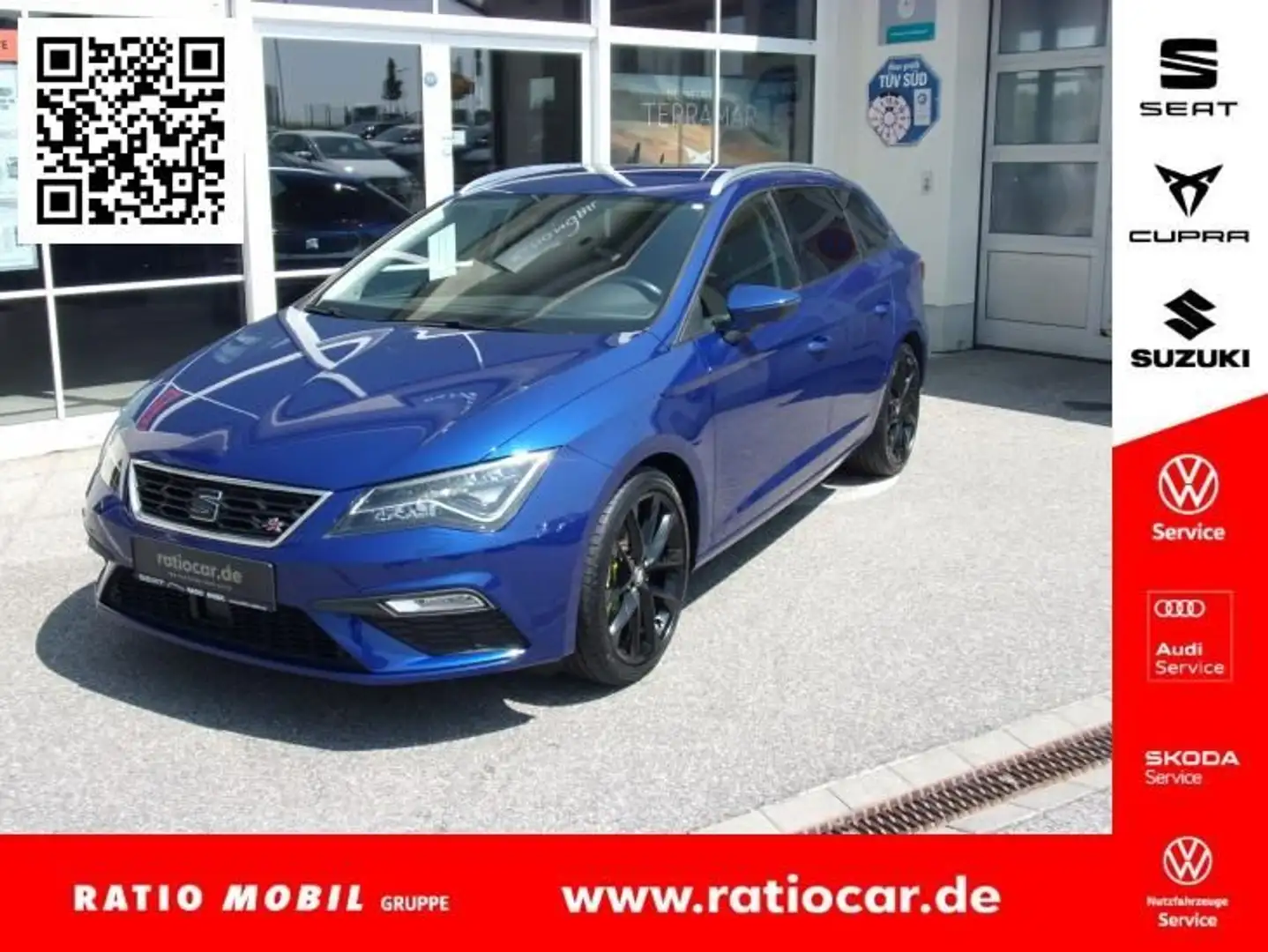 SEAT Leon LEON SPORTSTOURER FR 1.4 TSI ACT NAVI VOLL-LED Blau - 1
